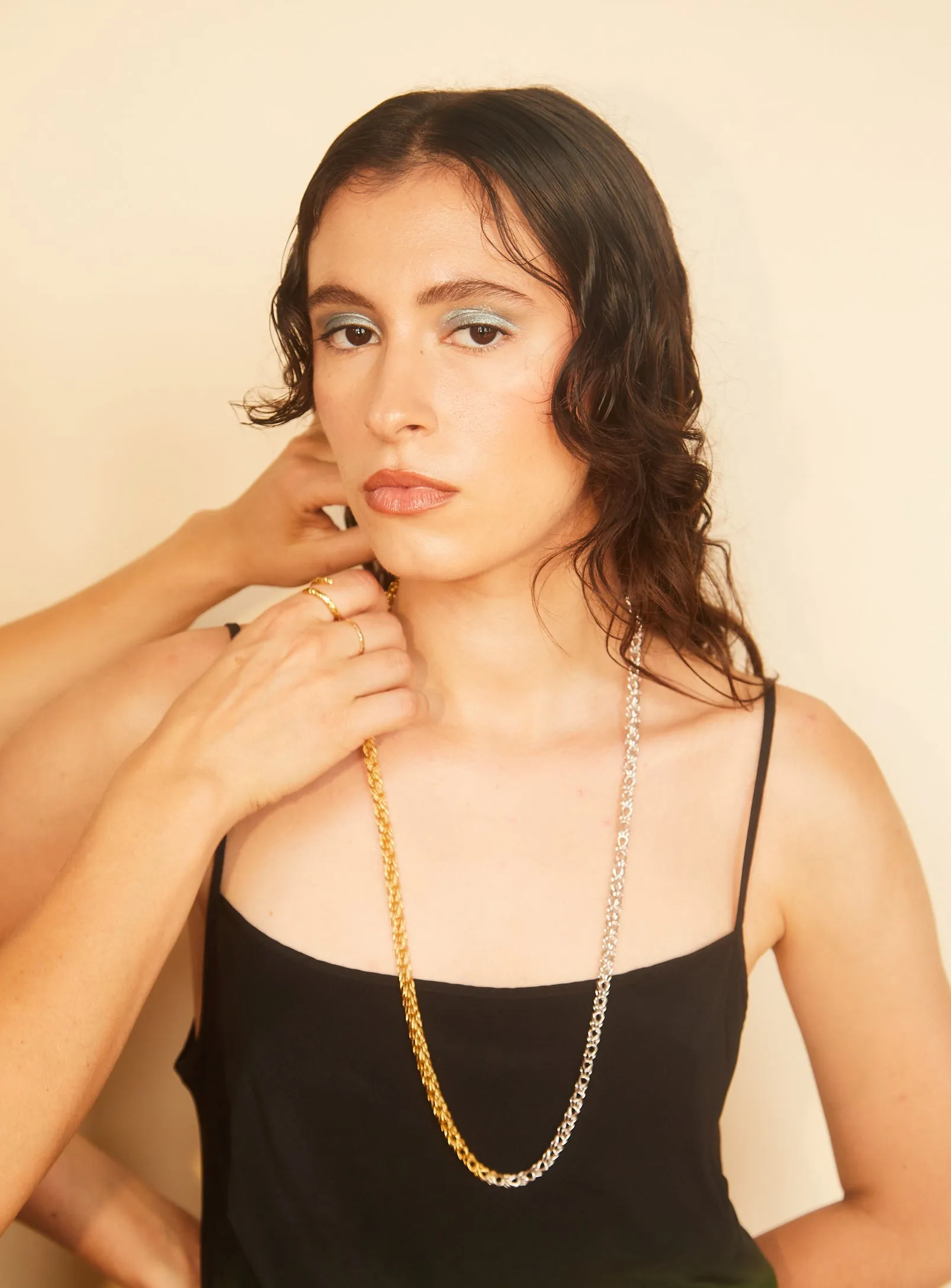 2Tone Mesh Chain sold by PAR ICI product image thumbnail 5