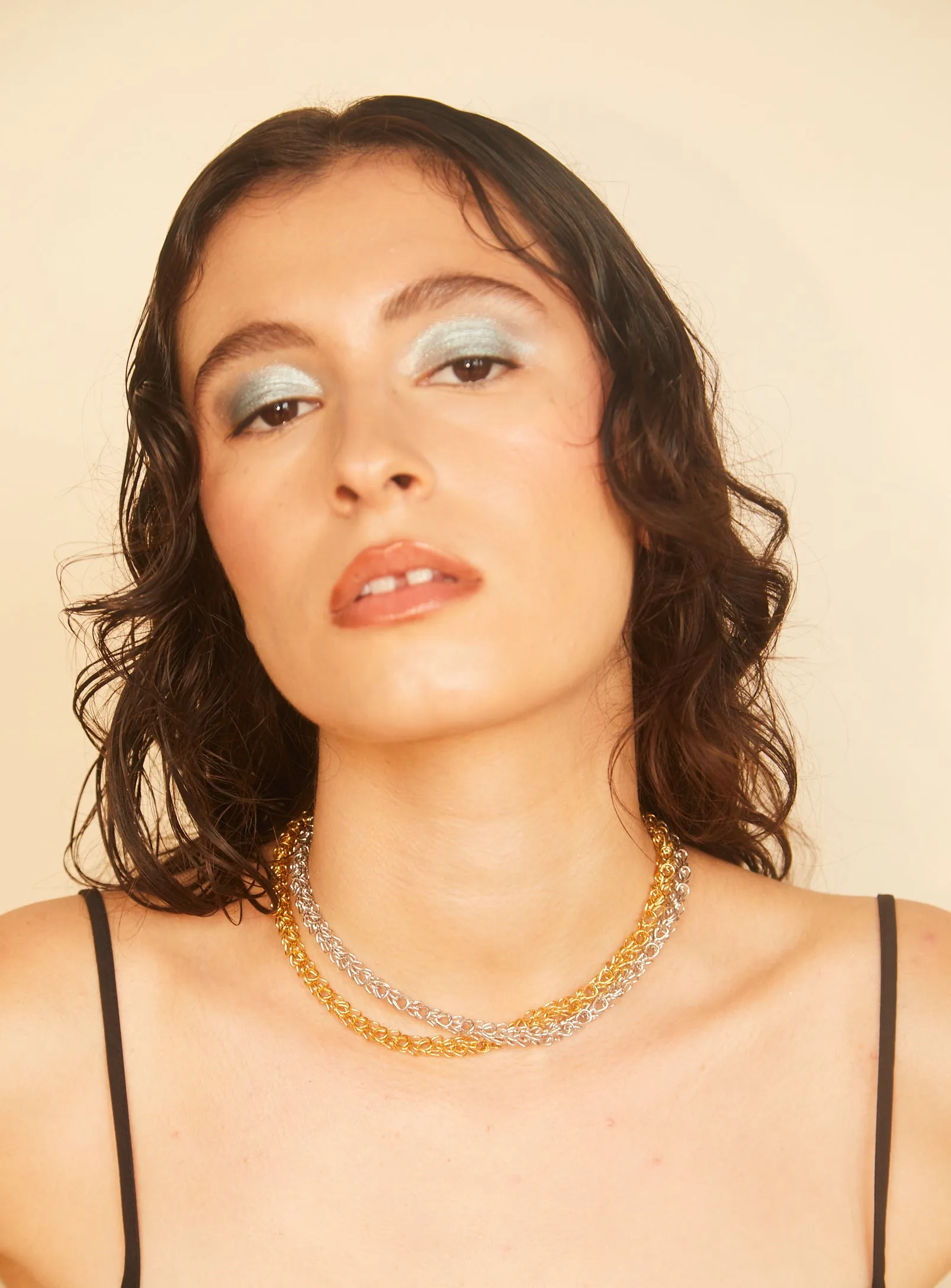 2Tone Mesh Chain sold by PAR ICI product image thumbnail 4