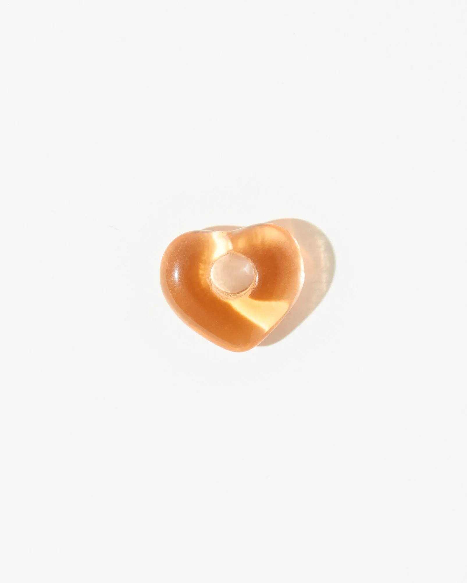 Juicy Wavy Hoops - Peach Heart sold by PAR ICI product image thumbnail 4