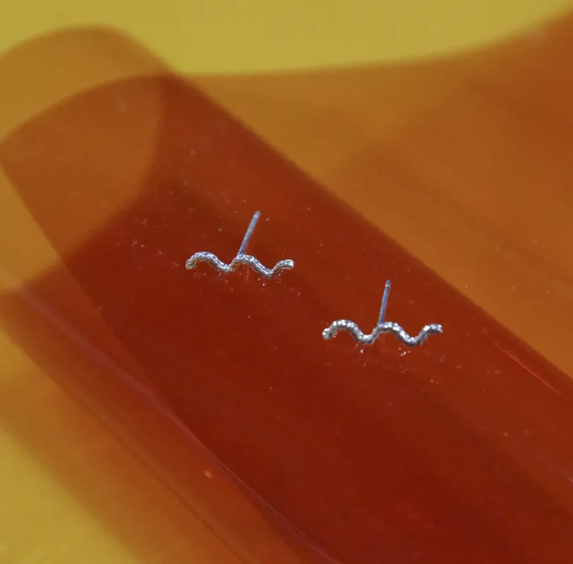 Wavy Studs made by PAR ICI