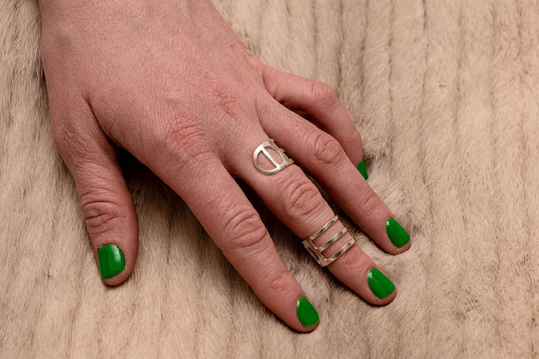 Tri-Line Ring sold by PAR ICI product image thumbnail 2