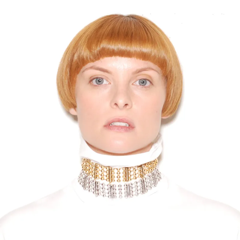 Ball Chain Choker made by PAR ICI