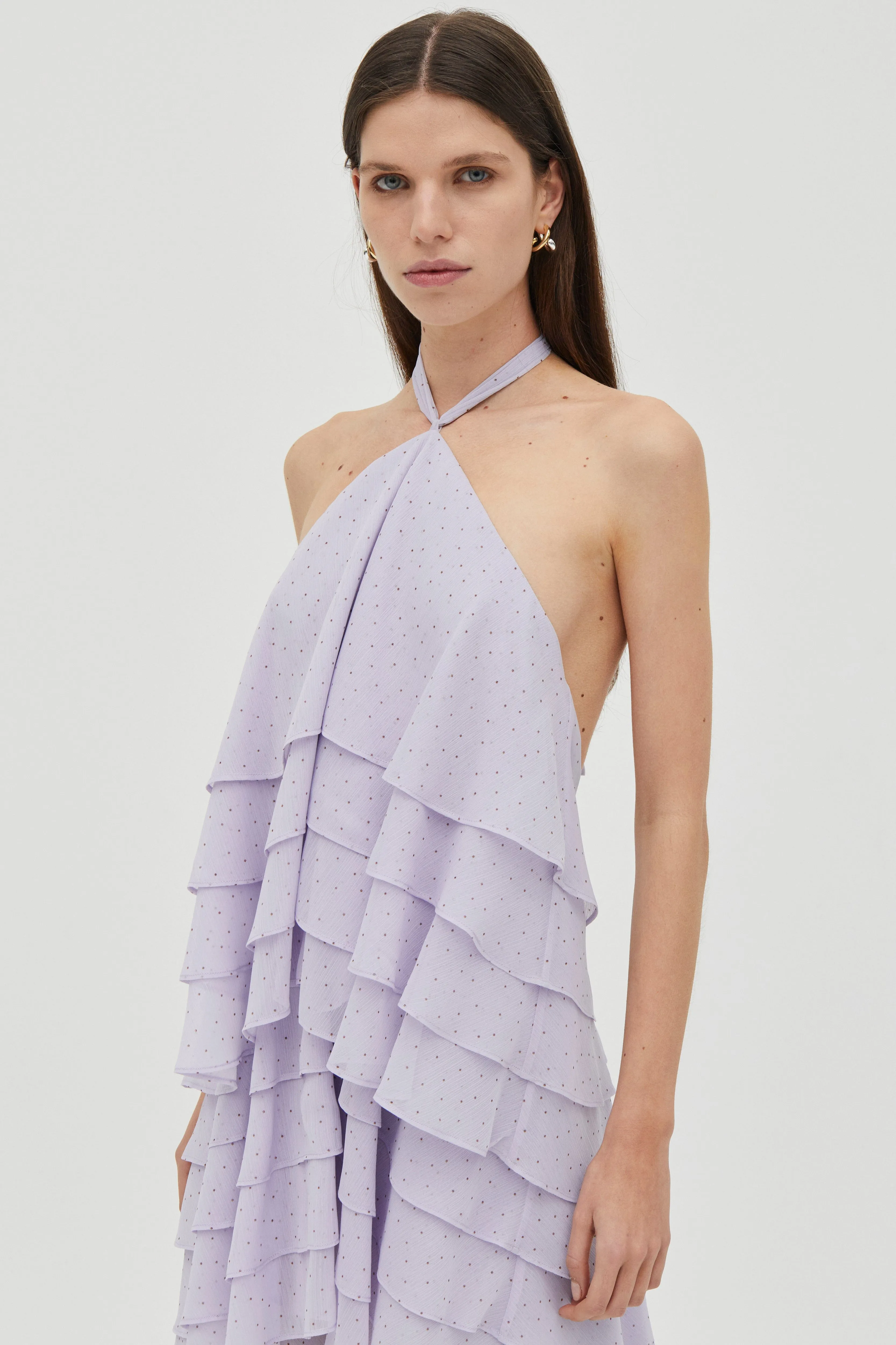 GAIA TIERED MAXI DRESS | LILAC SPOT sold by Third Form product image thumbnail 3