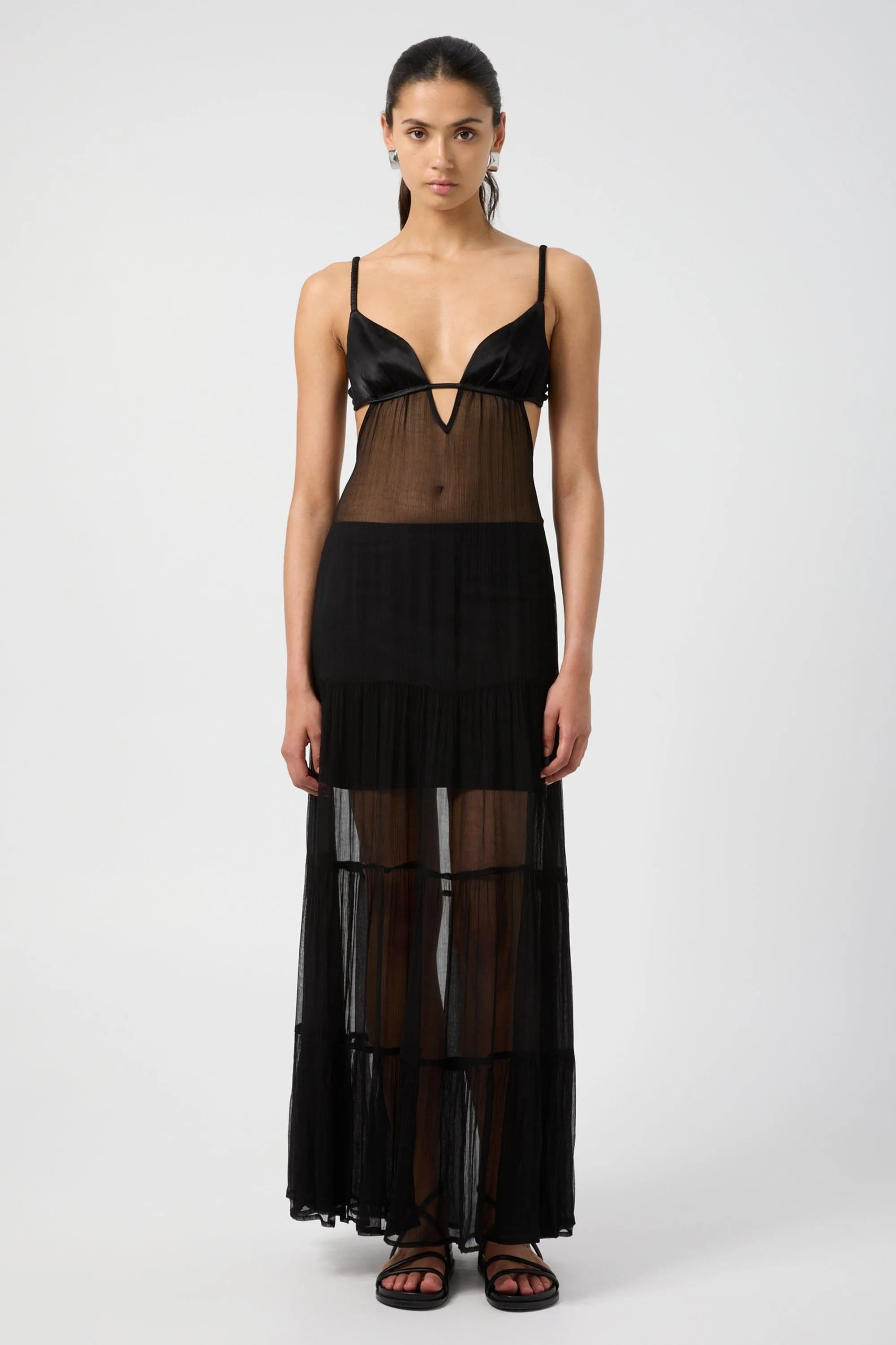 LUCID MAXI DRESS | BLACK sold by Third Form product image thumbnail 3