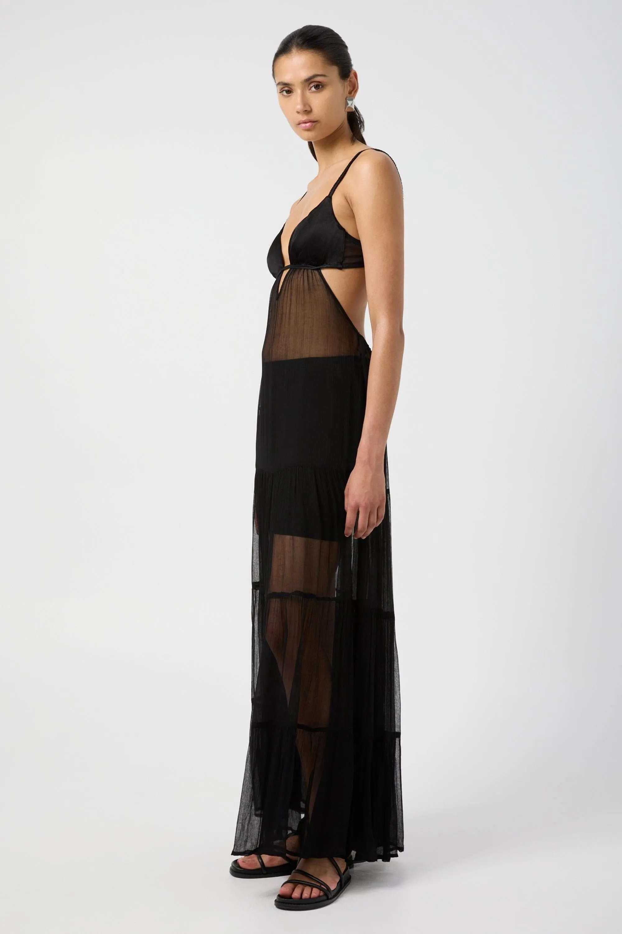 LUCID MAXI DRESS | BLACK sold by Third Form product image thumbnail 4
