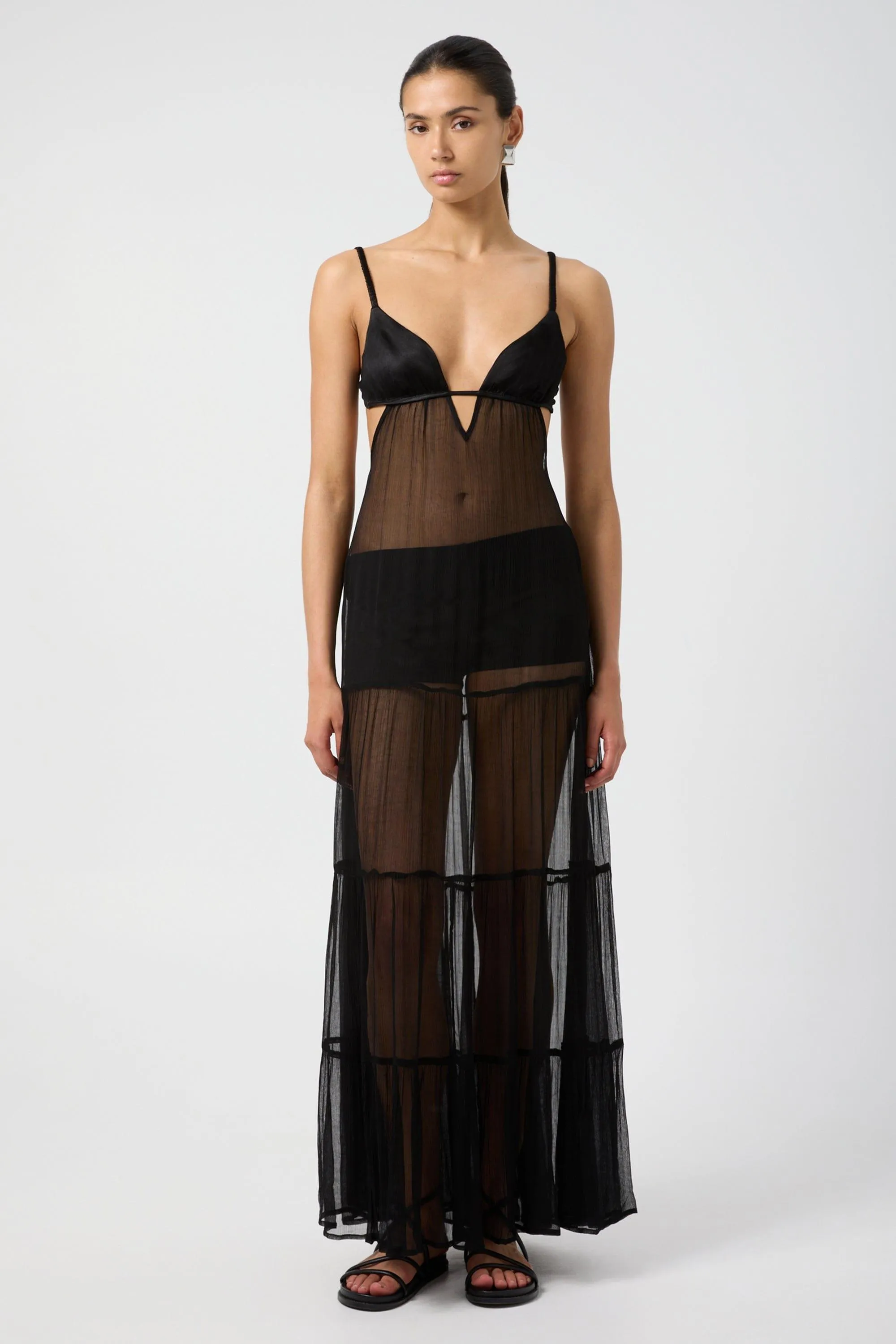 LUCID MAXI DRESS | BLACK sold by Third Form