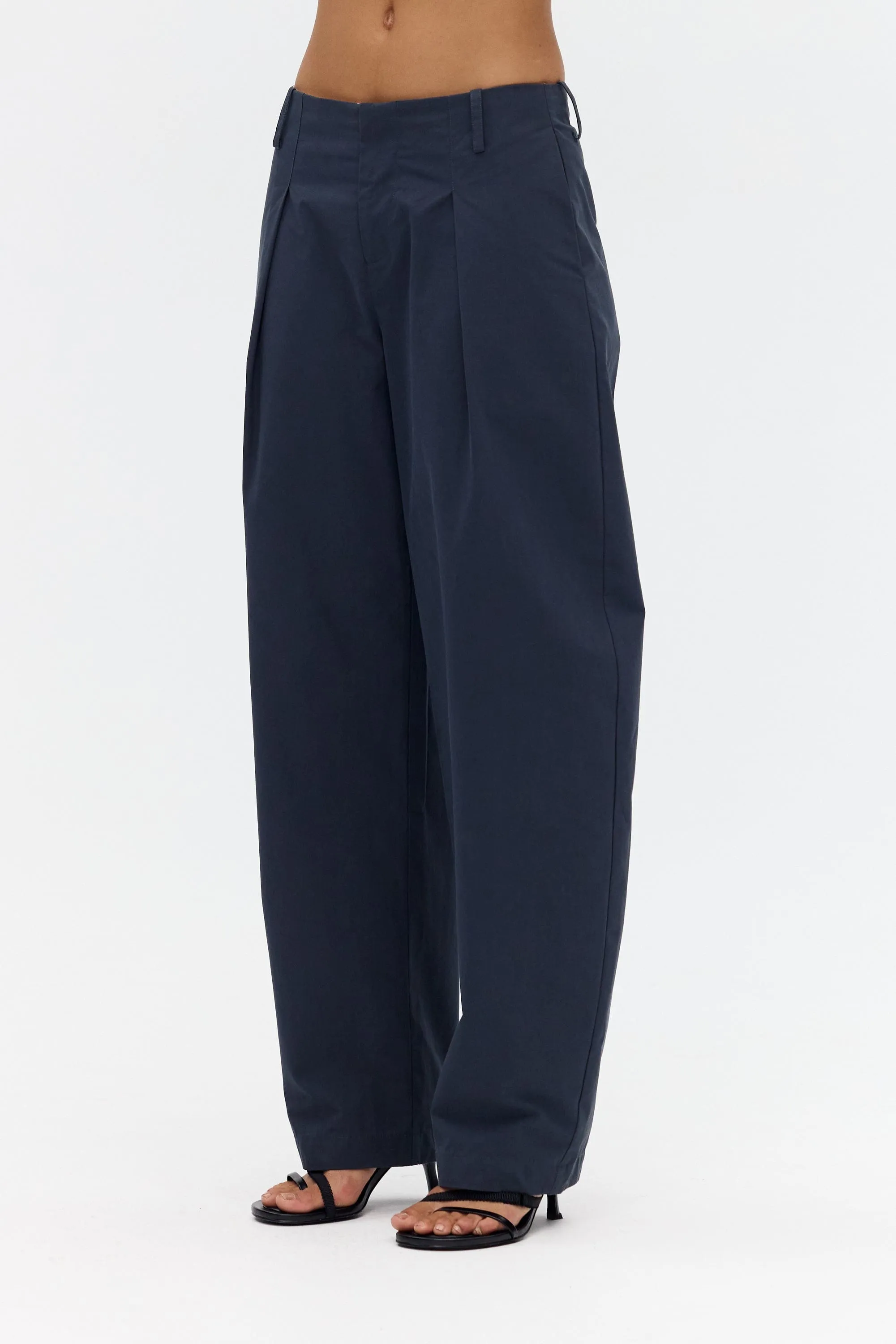 IMPRINT TAILORED COTTON TROUSER | INK sold by Third Form product image thumbnail 3