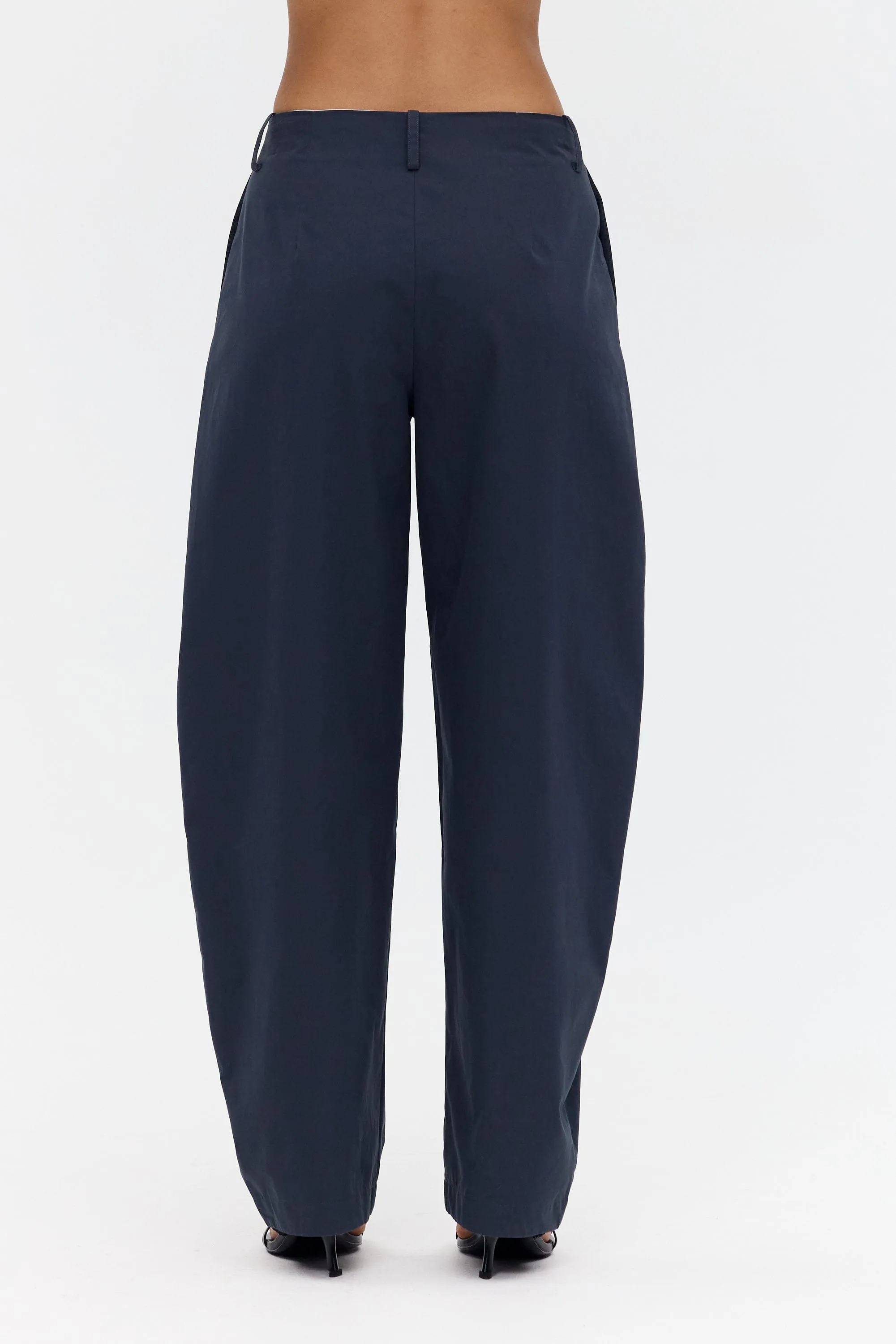IMPRINT TAILORED COTTON TROUSER | INK sold by Third Form product image thumbnail 5