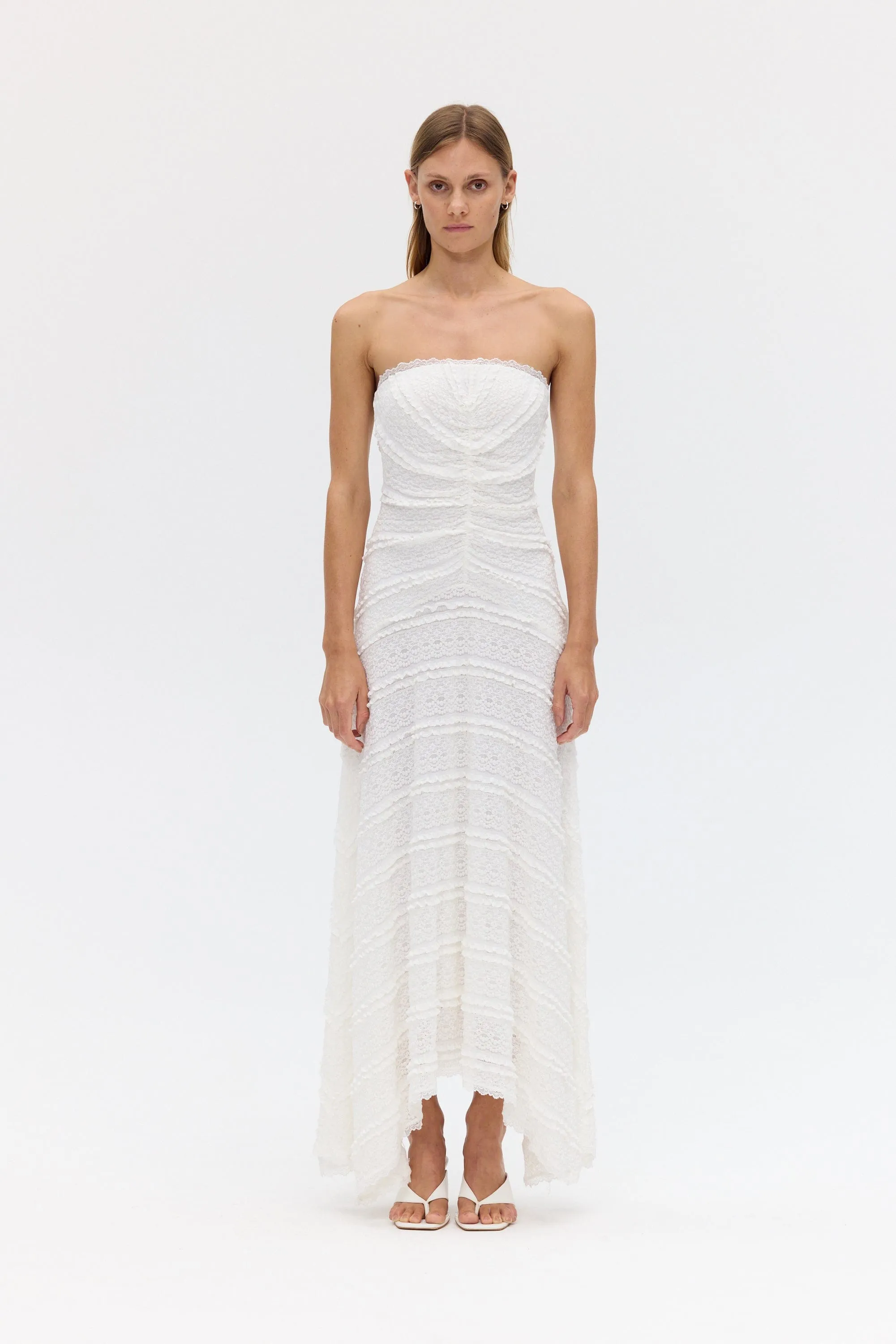 SWAY STRAPLESS DRESS | MILK sold by Third Form
