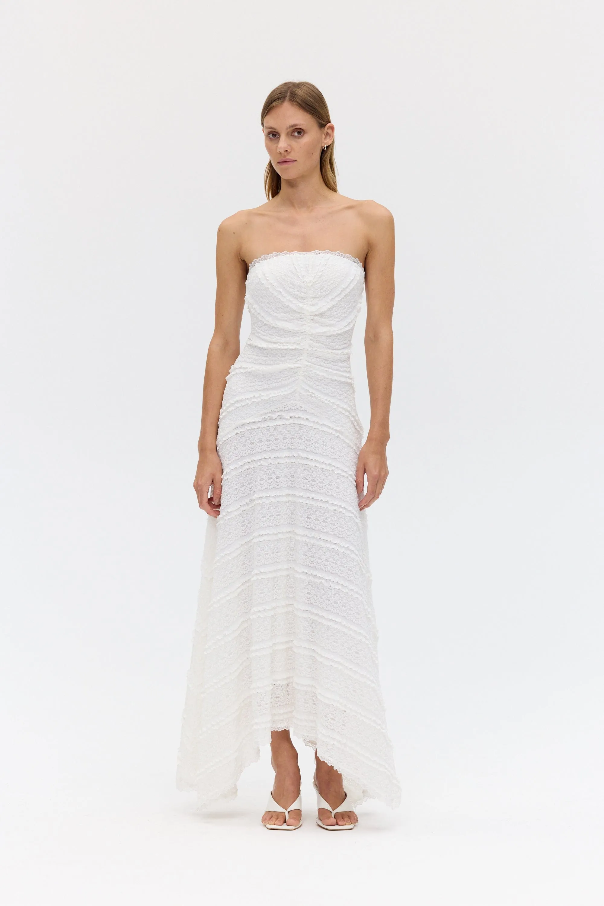 SWAY STRAPLESS DRESS | MILK sold by Third Form product image thumbnail 5