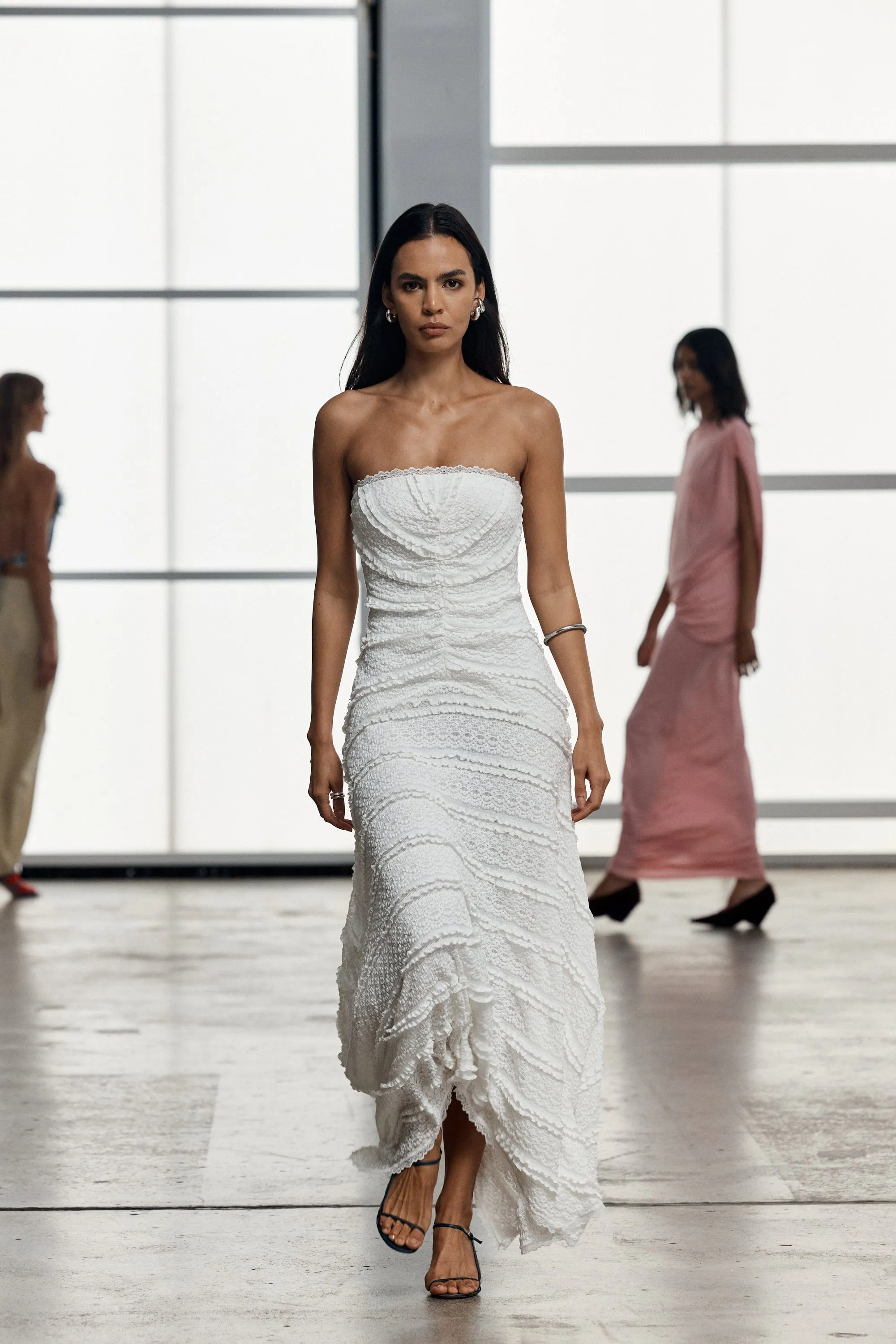 SWAY STRAPLESS DRESS | MILK sold by Third Form product image thumbnail 2