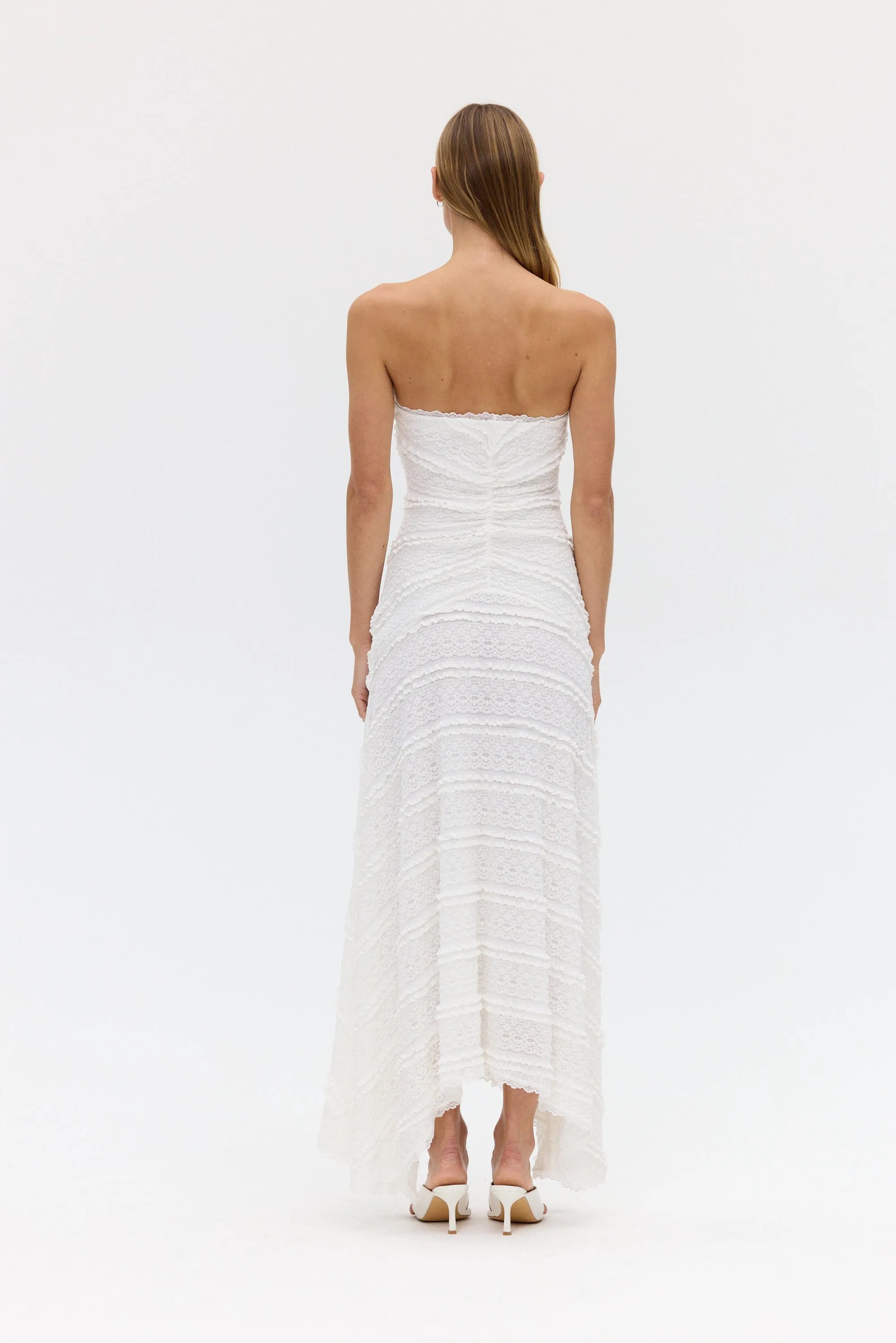 SWAY STRAPLESS DRESS | MILK sold by Third Form product image thumbnail 4