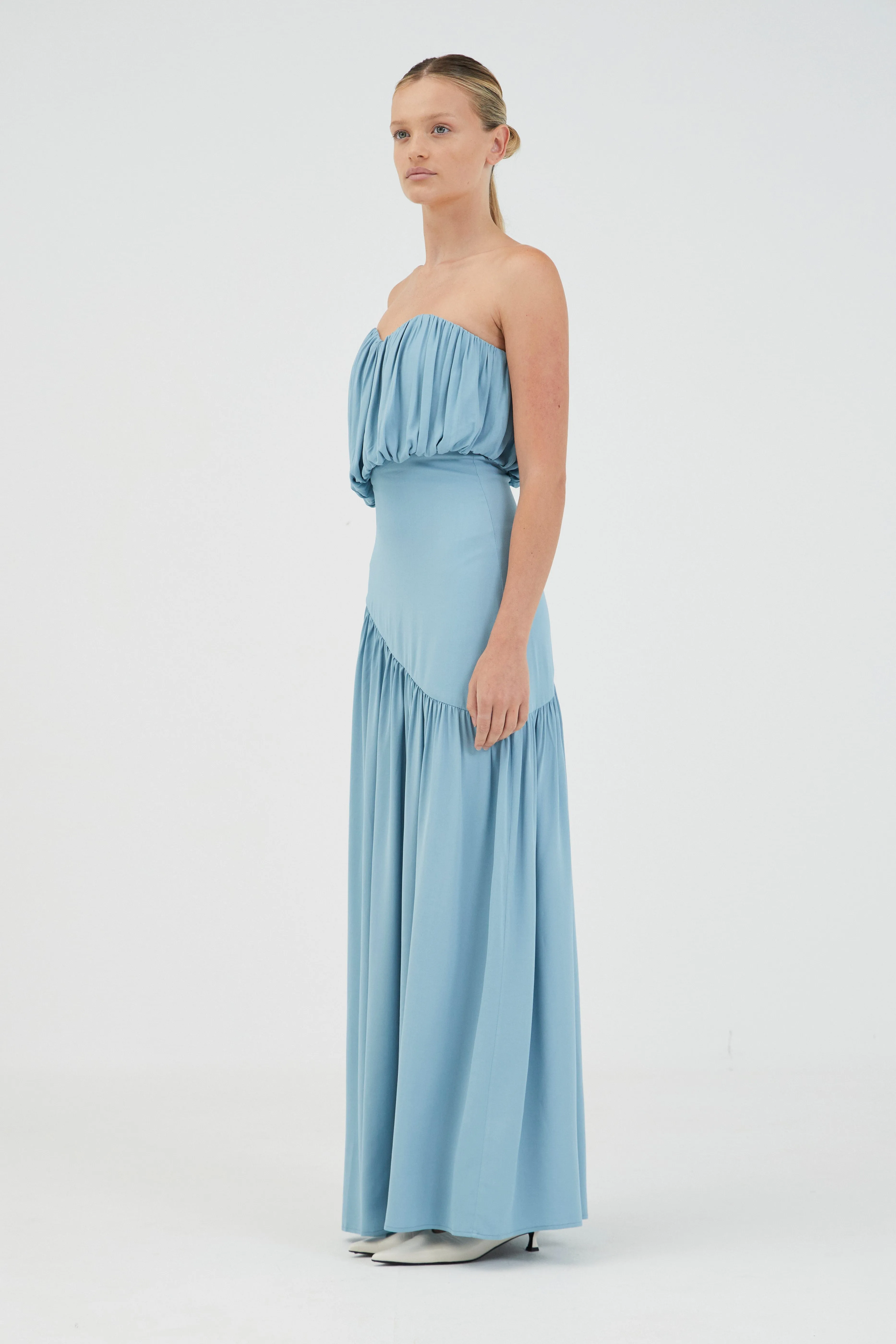 SERAPHIC STRAPLESS MAXI DRESS | AQUATIC sold by Third Form product image thumbnail 4