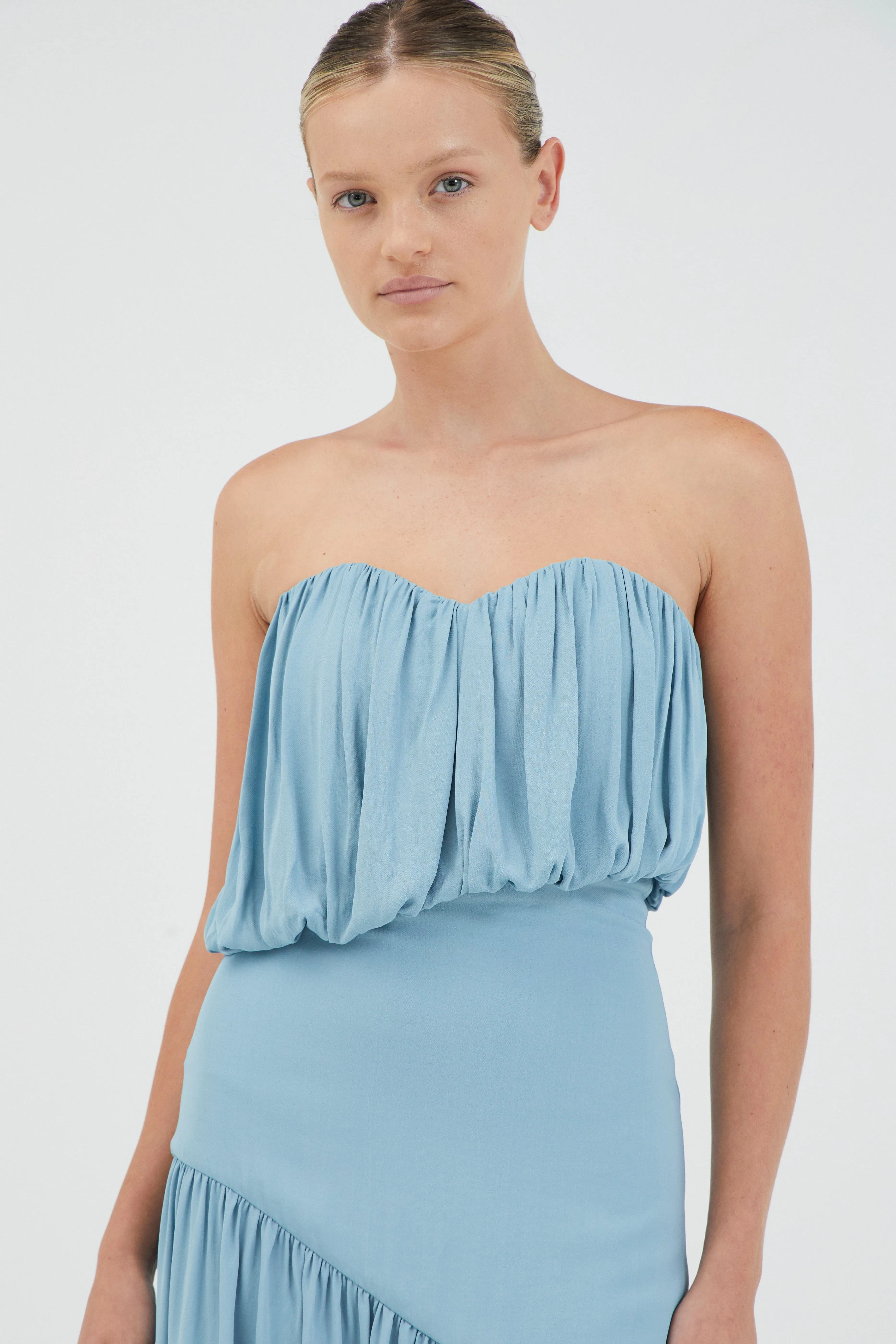SERAPHIC STRAPLESS MAXI DRESS | AQUATIC sold by Third Form product image thumbnail 3