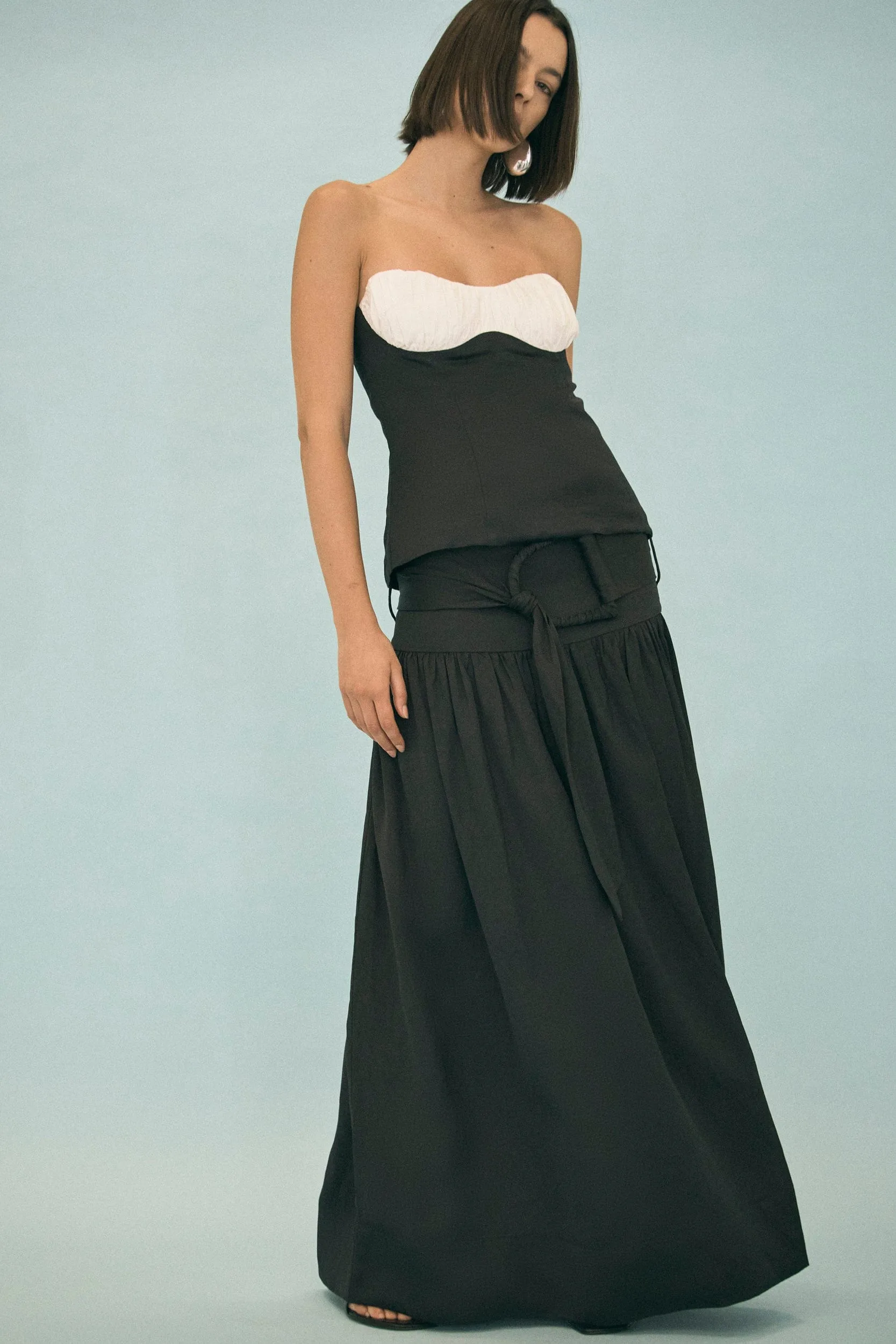ELYSIAN BELTED MAXI SKIRT | BLACK sold by Third Form product image thumbnail 2