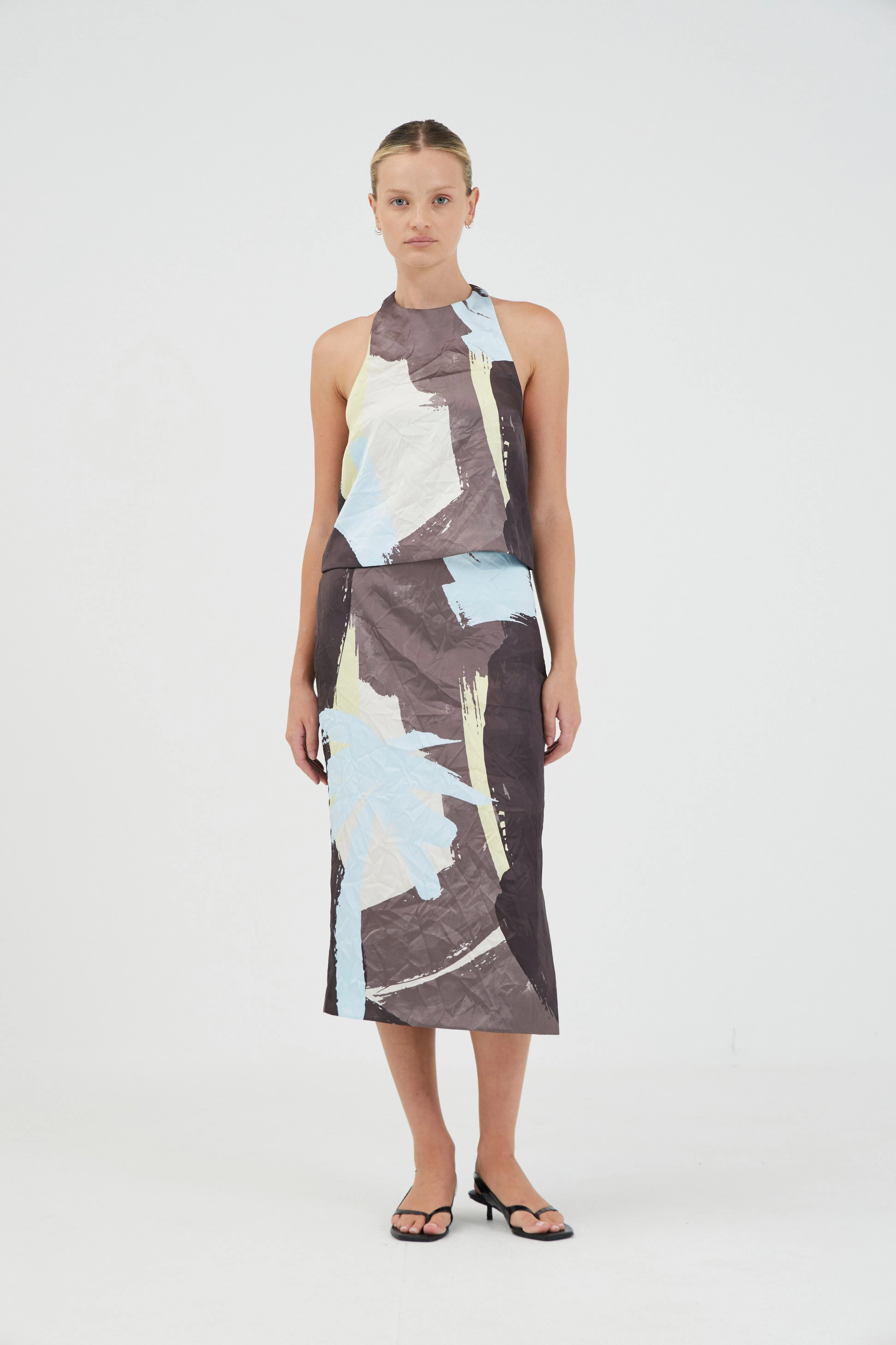 HAVEN HALTER TOP | HAVEN PRINT sold by Third Form product image thumbnail 2