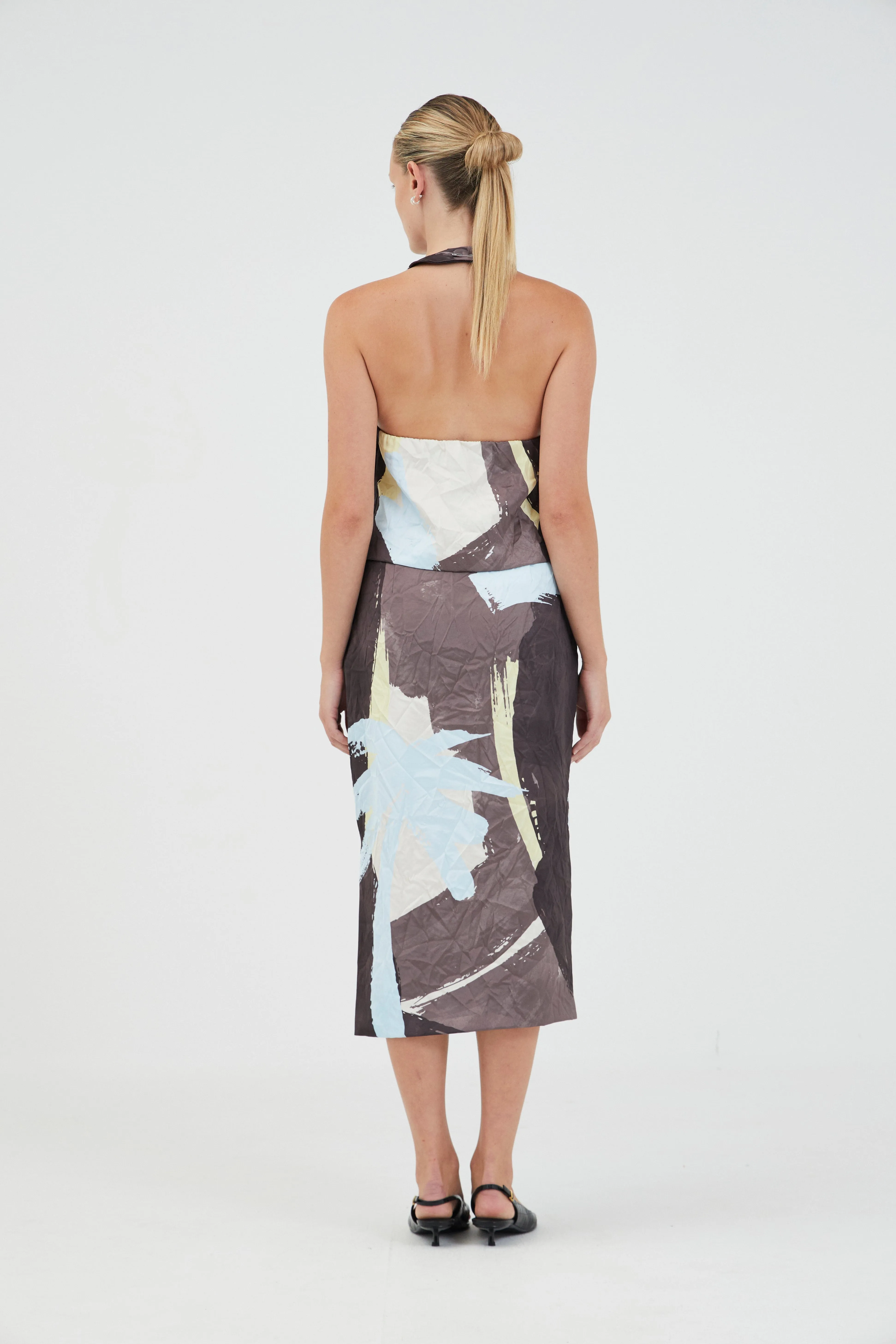 HAVEN HALTER TOP | HAVEN PRINT sold by Third Form product image thumbnail 3