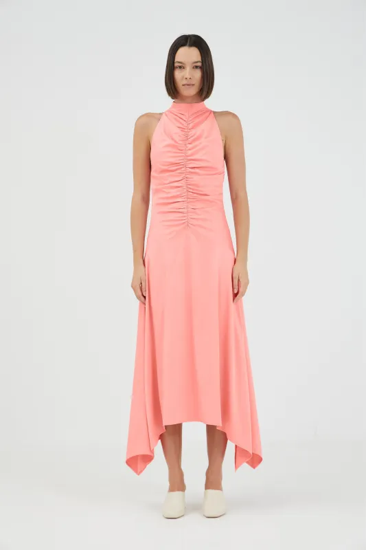 ALLURE GATHERED TANK DRESS | DAHLIA made by Third Form