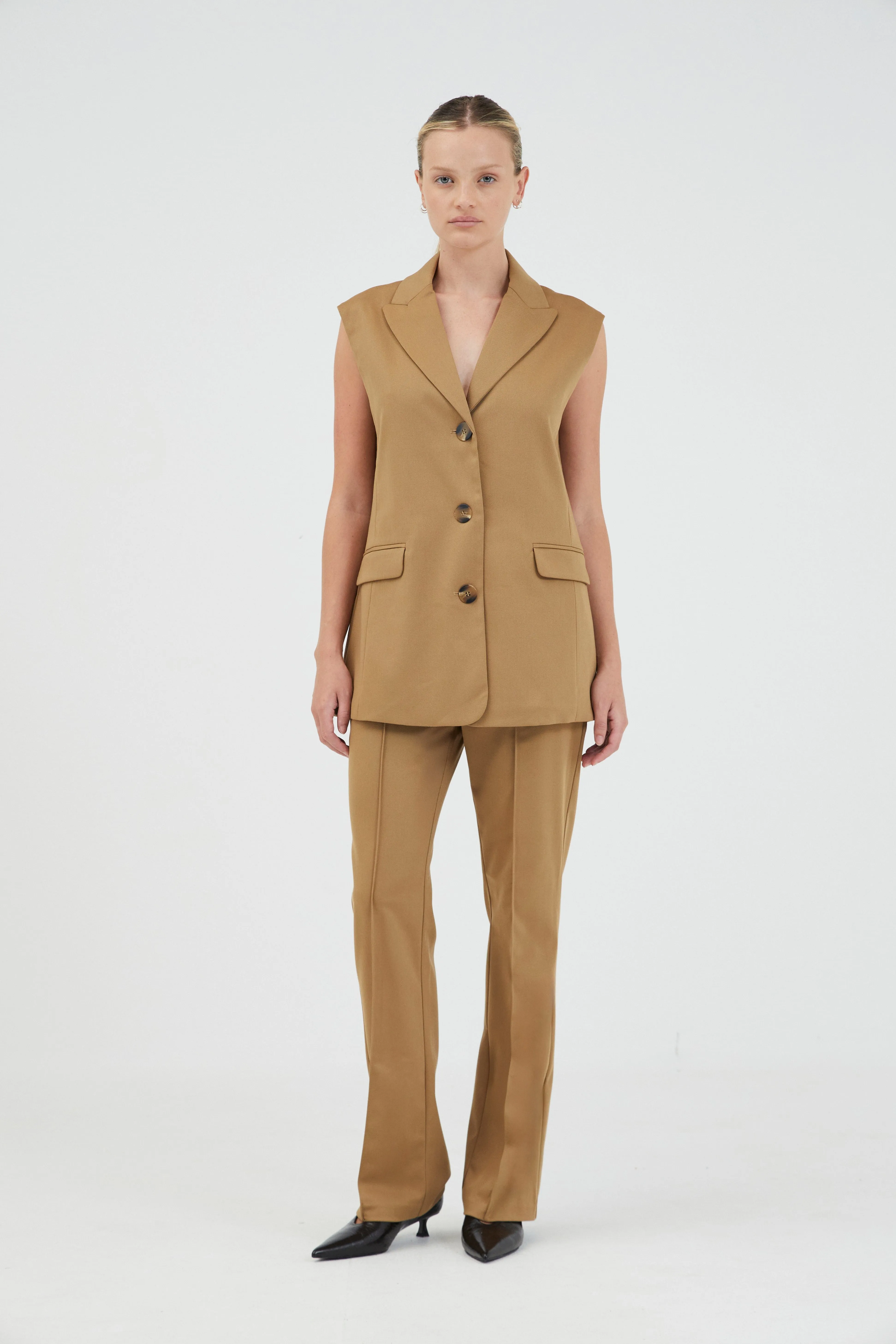 INTERCHANGE TAILORED TROUSERS | NUT sold by Third Form product image thumbnail 4
