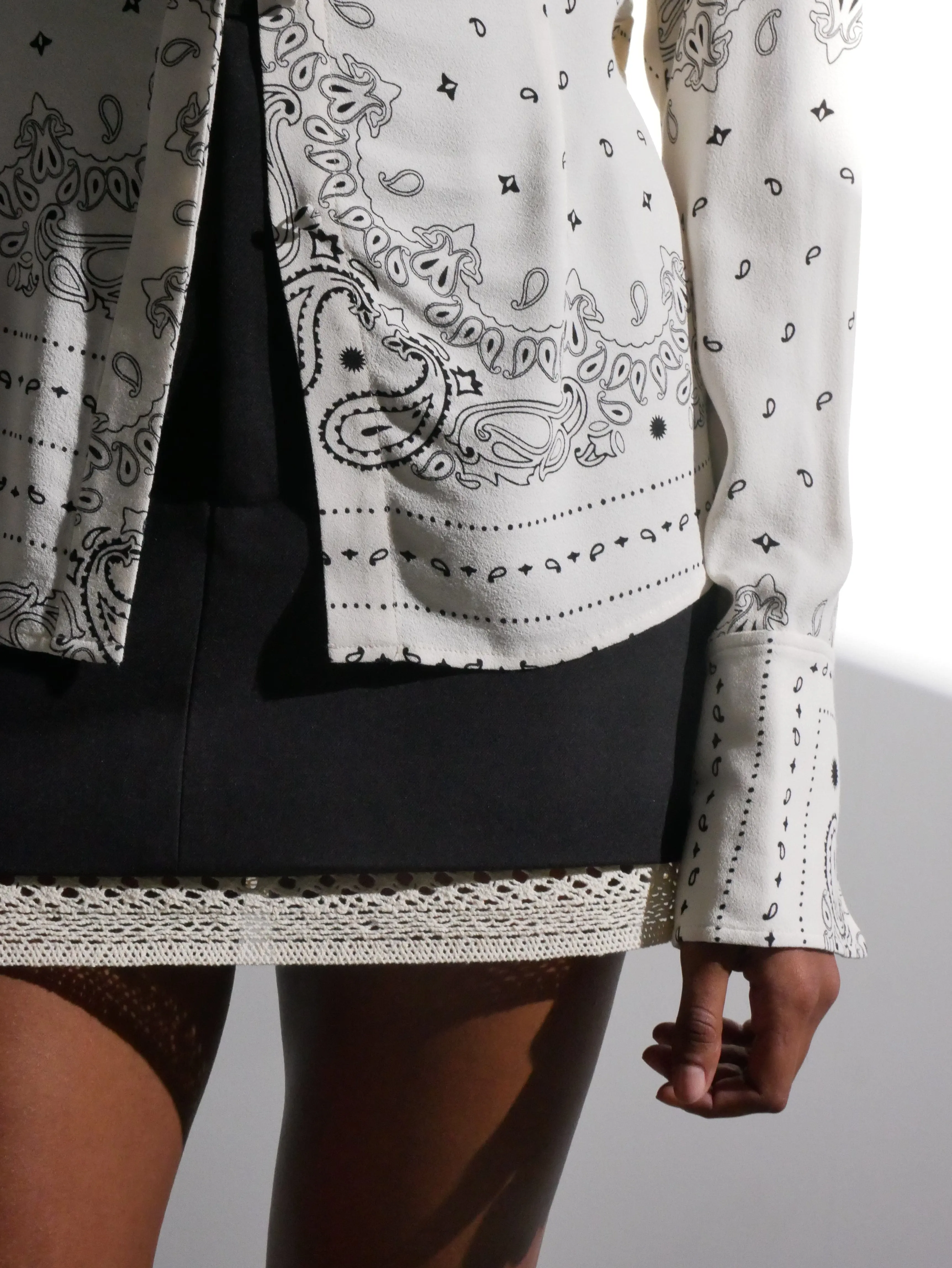 SABLE MINI SKIRT | BLACK sold by Third Form product image thumbnail 2