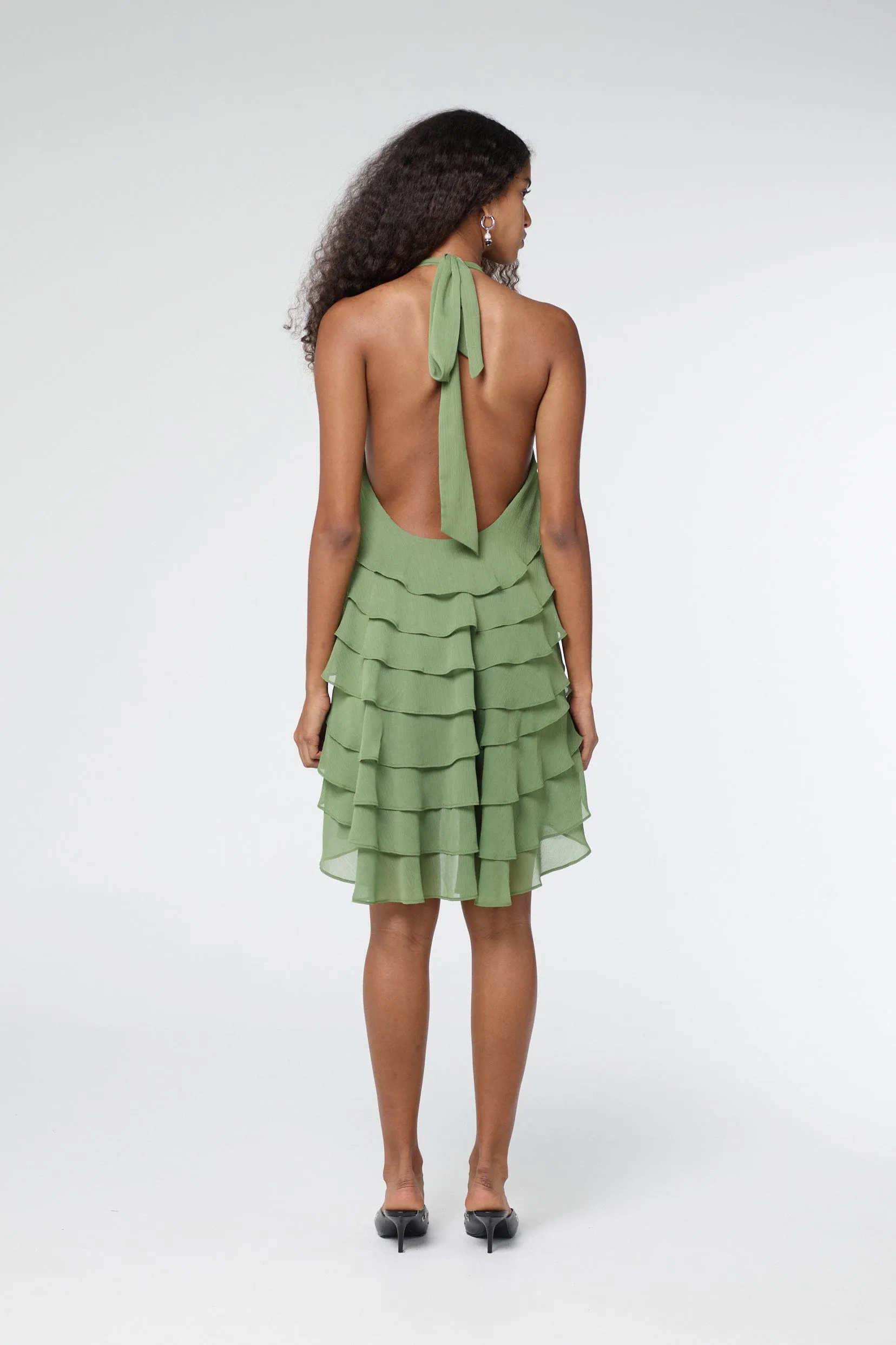 GAIA TIERED MINI DRESS | JUNIPER sold by Third Form product image thumbnail 5