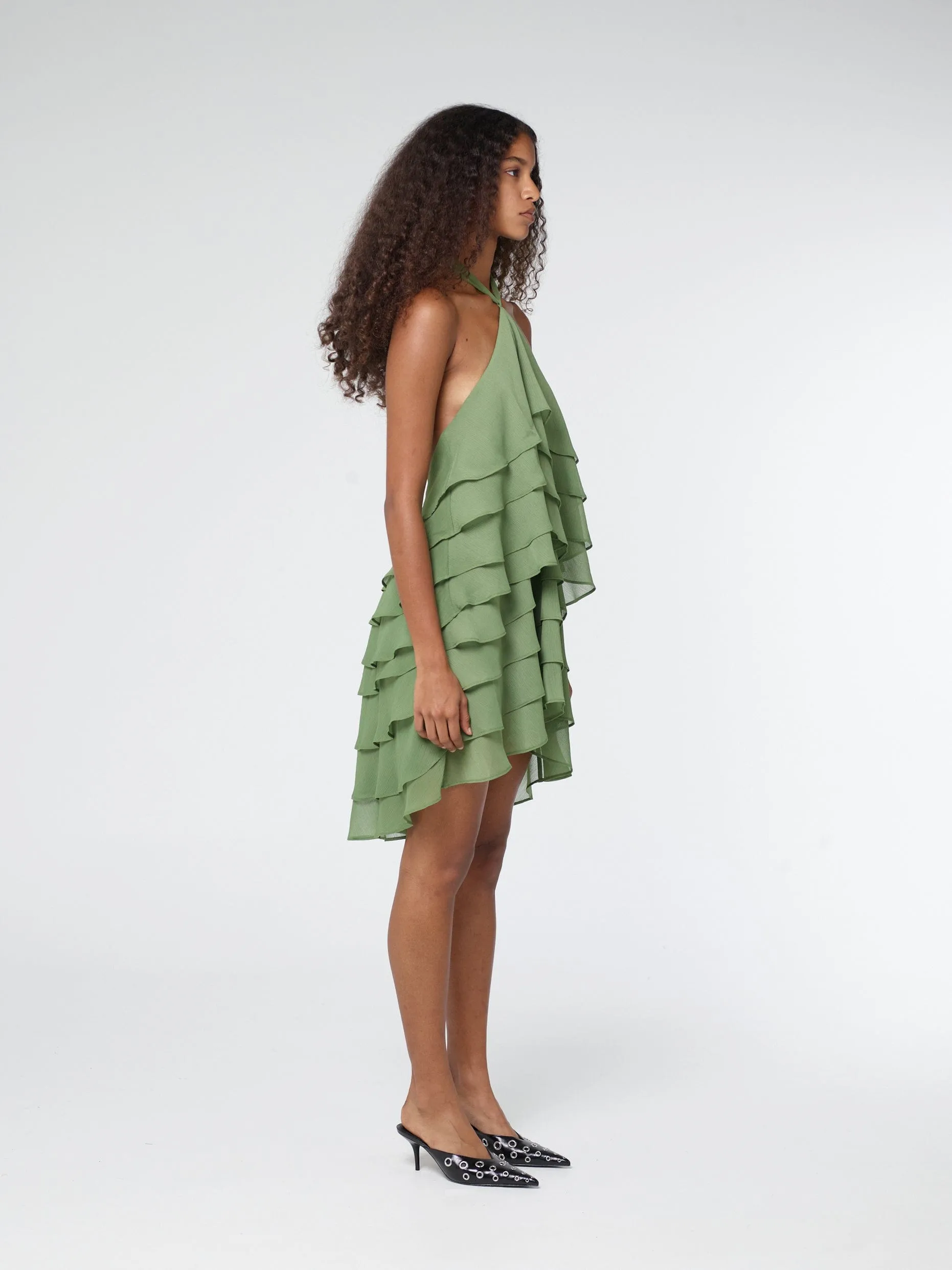 GAIA TIERED MINI DRESS | JUNIPER sold by Third Form product image thumbnail 3