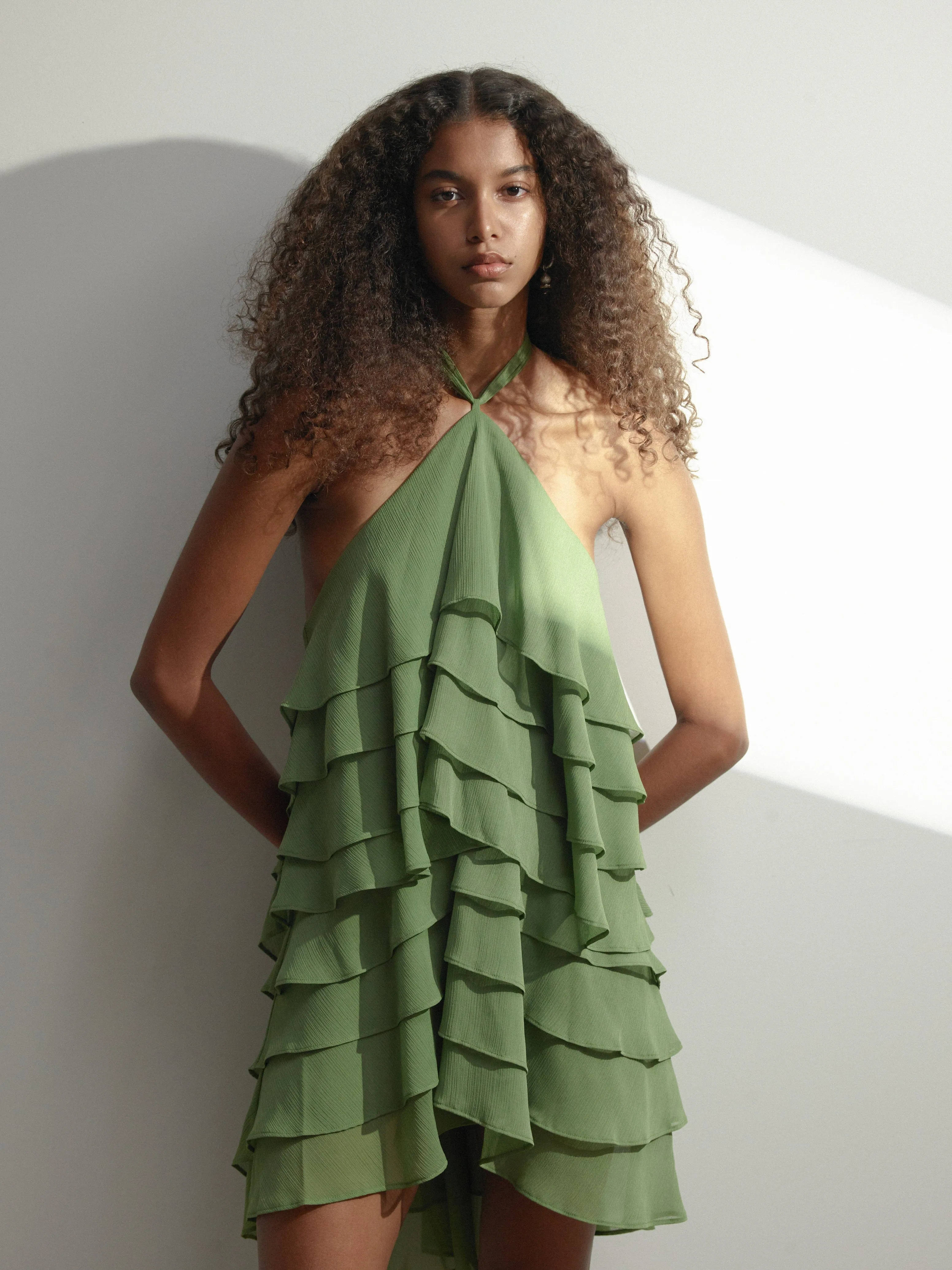 GAIA TIERED MINI DRESS | JUNIPER sold by Third Form product image thumbnail 2