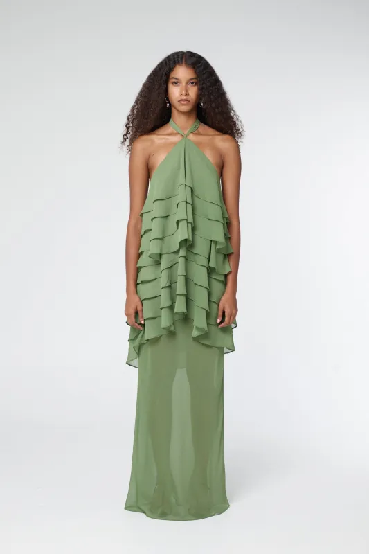 GAIA TIERED MAXI DRESS | JUNIPER made by Third Form