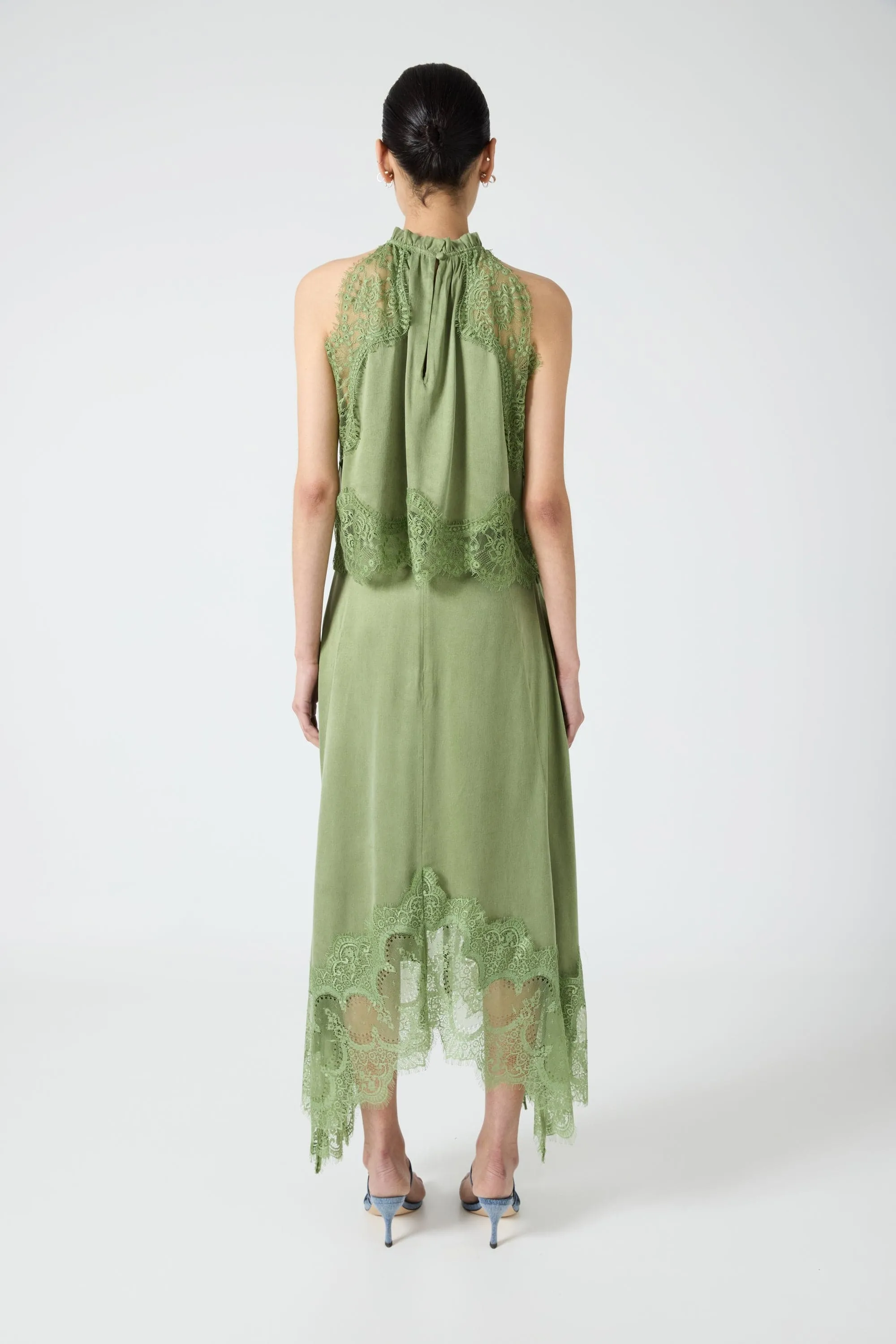 VISIONS LACE TOP | SAGE sold by Third Form product image thumbnail 5