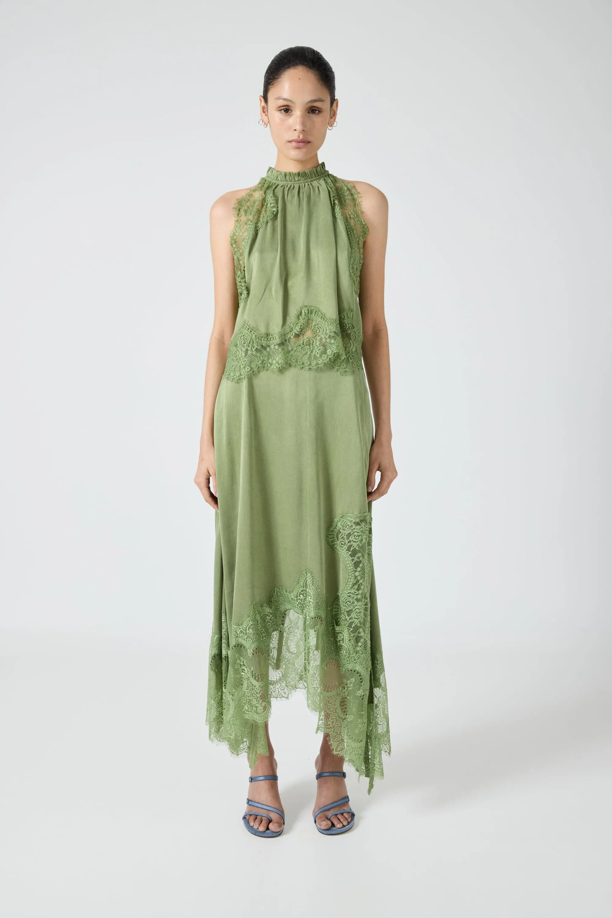 VISIONS LACE TOP | SAGE sold by Third Form product image thumbnail 3