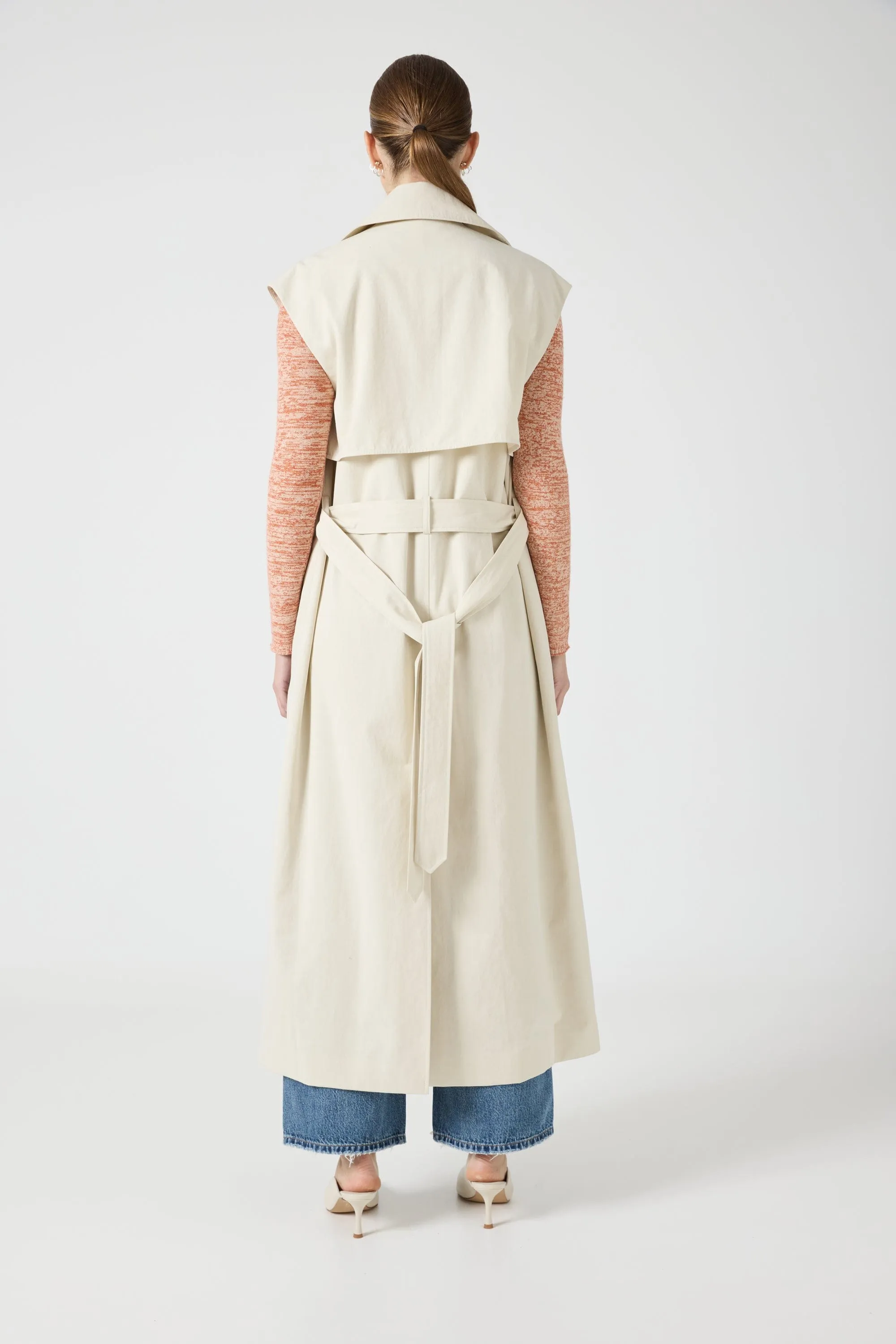 TRANSIT TRENCH VEST | DUST sold by Third Form product image thumbnail 4