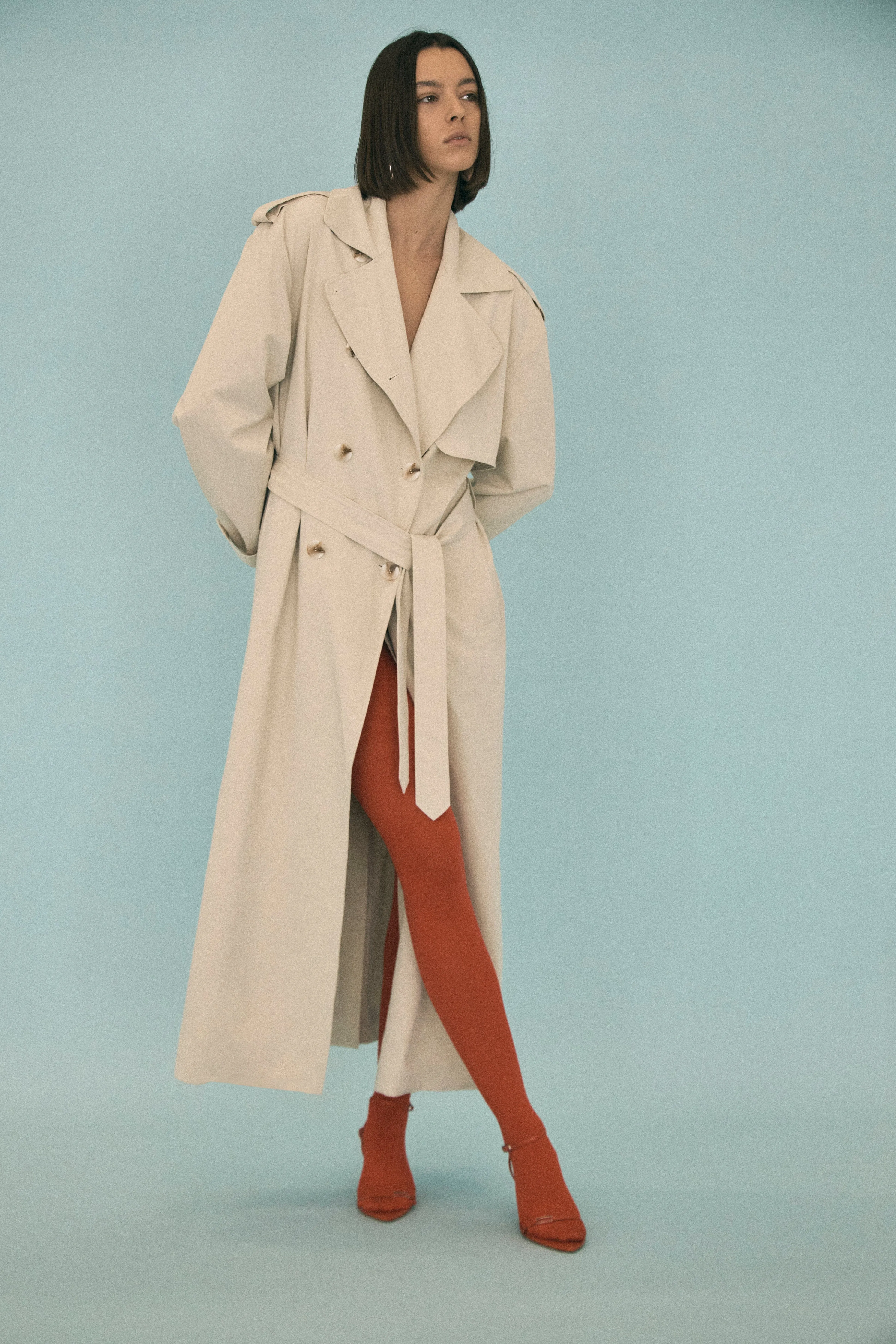 TRANSIT TRENCH COAT | DUST sold by Third Form product image thumbnail 2