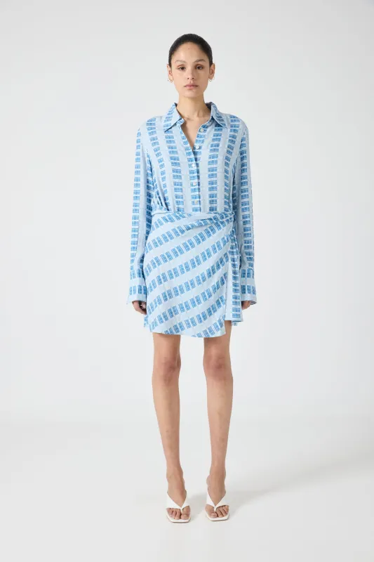 INFINITE SHIRT DRESS | CHECK made by Third Form