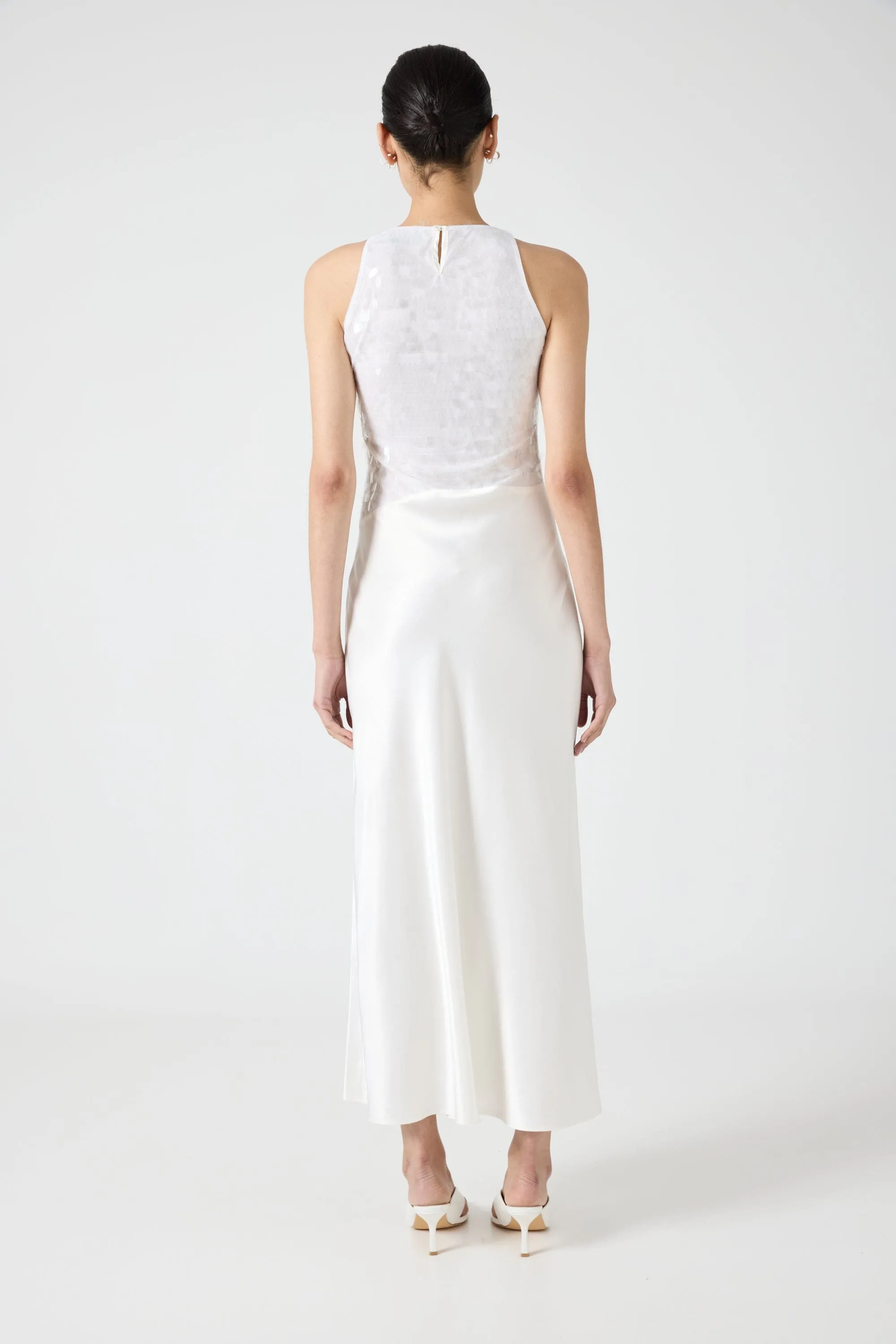 LUMINOUS TANK MAXI DRESS | CREAM sold by Third Form product image thumbnail 5