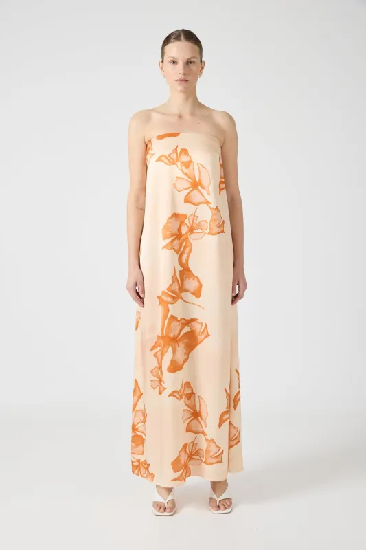 WANDERER STRAPLESS DRESS | FLORAL sold by Third Form