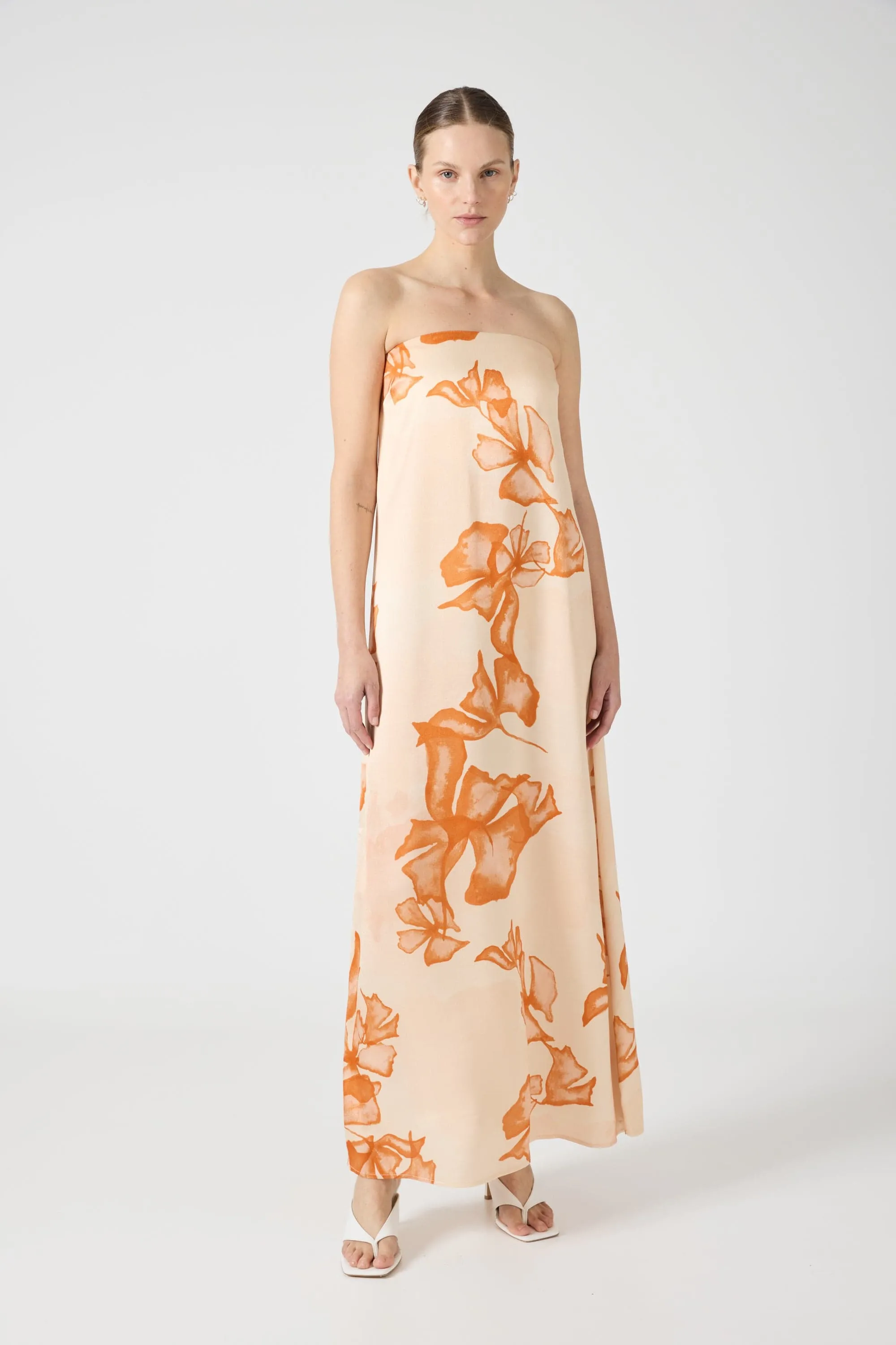 WANDERER STRAPLESS DRESS | FLORAL sold by Third Form product image thumbnail 2