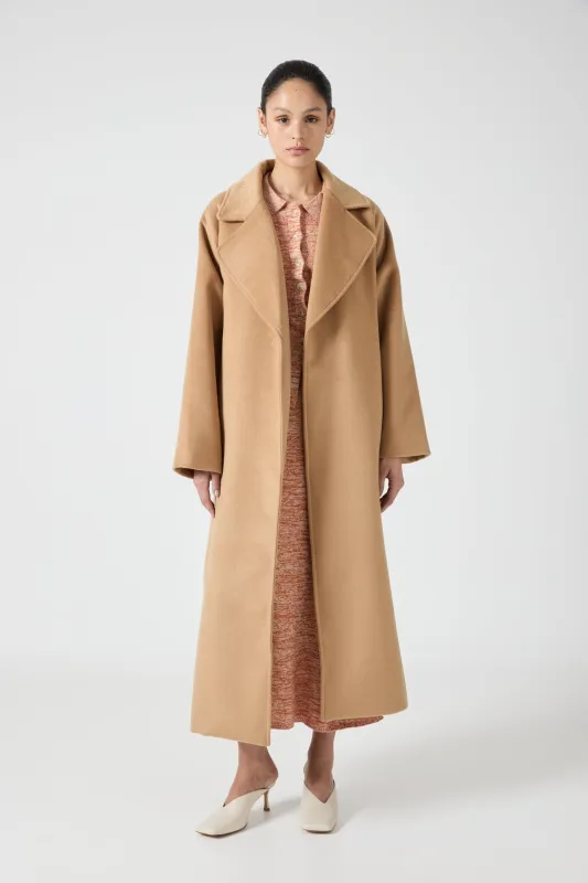 CLASSIC WOOL COAT | CAMEL sold by Third Form
