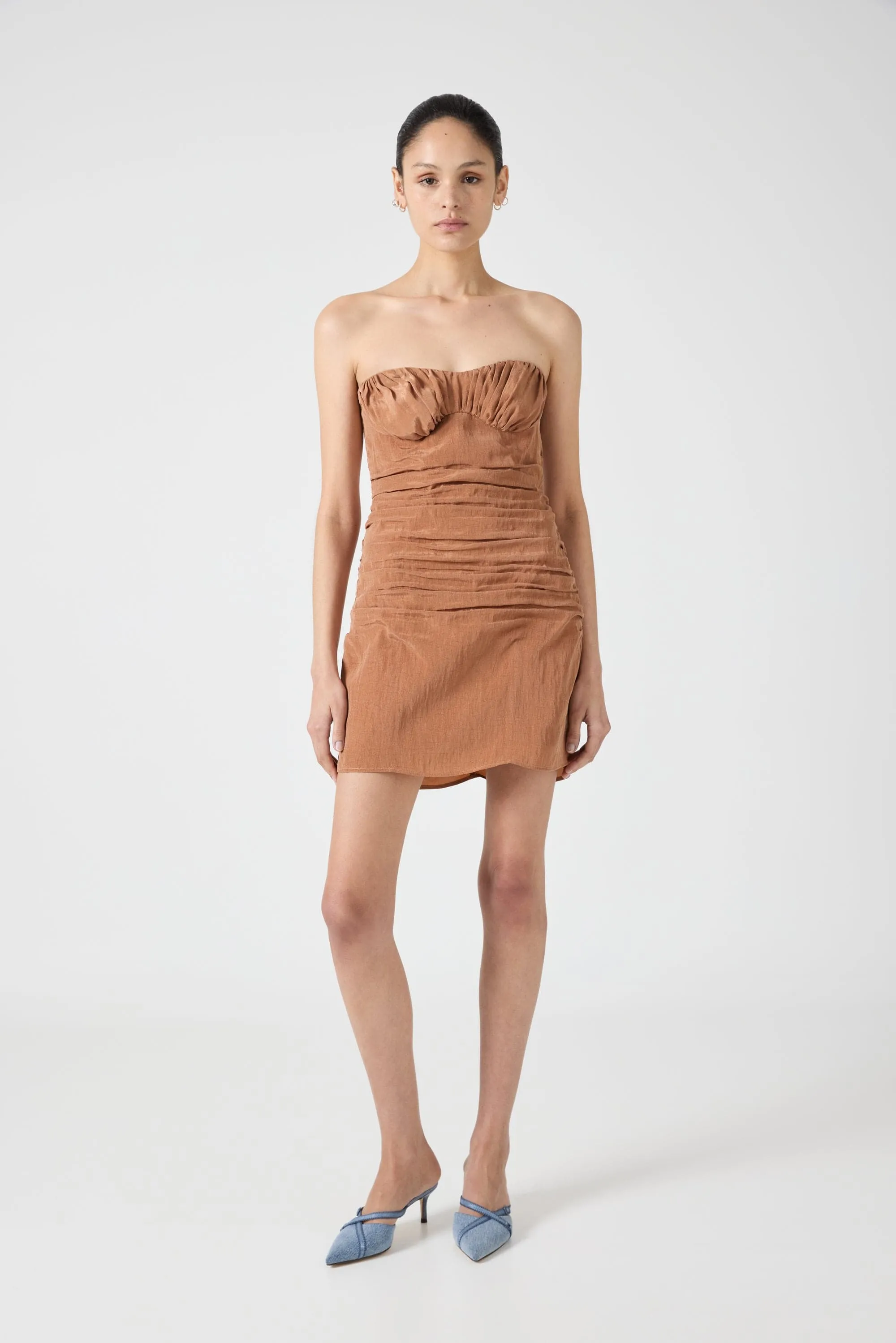 ECLIPSE MINI DRESS | RUST sold by Third Form product image thumbnail 2