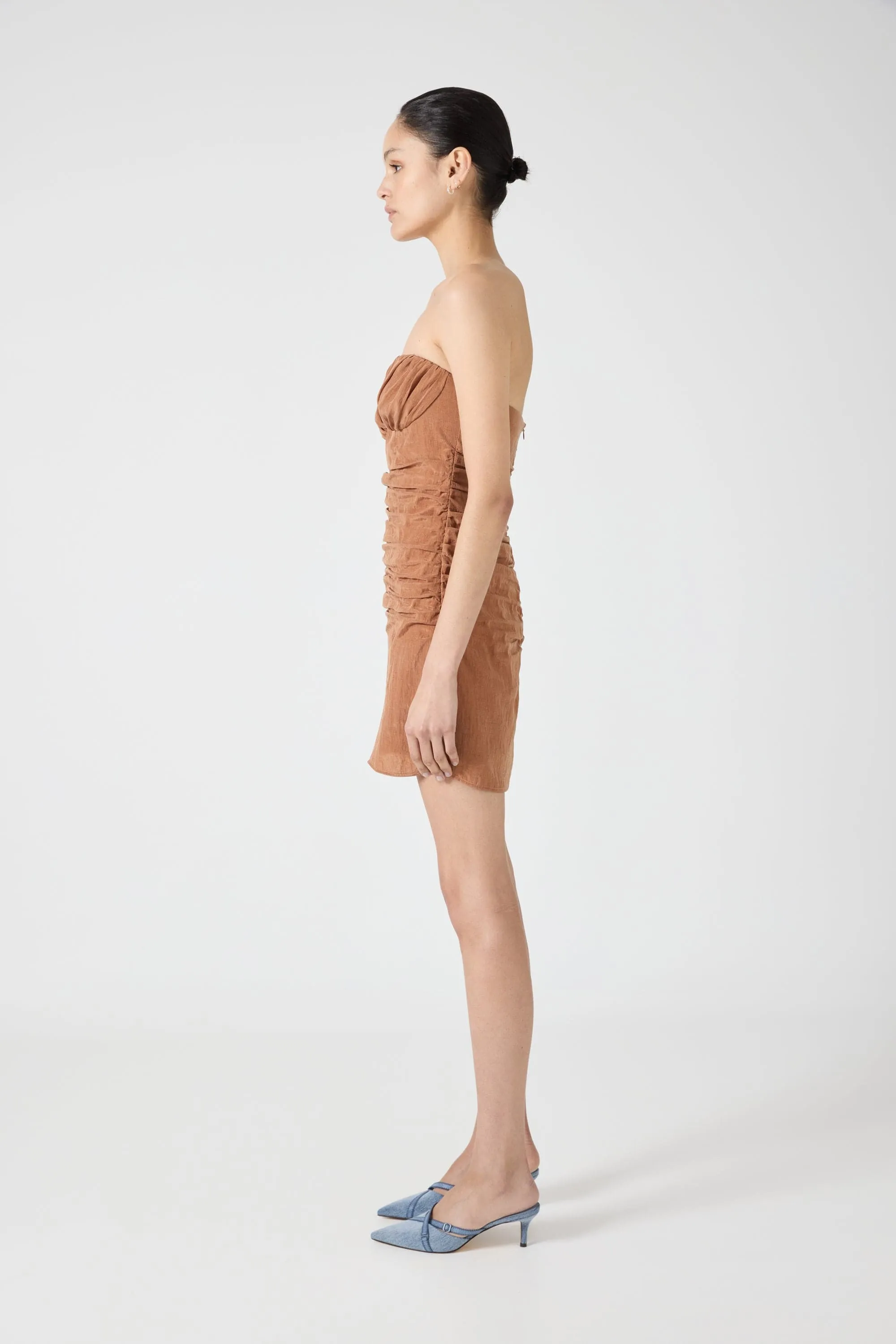 ECLIPSE MINI DRESS | RUST sold by Third Form product image thumbnail 4
