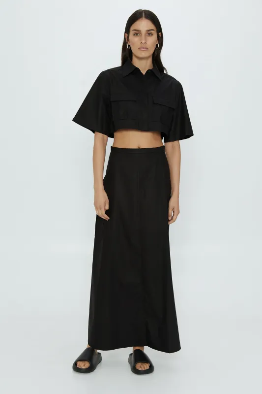 ROAM MAXI SKIRT | BLACK | FINAL SALE made by Third Form