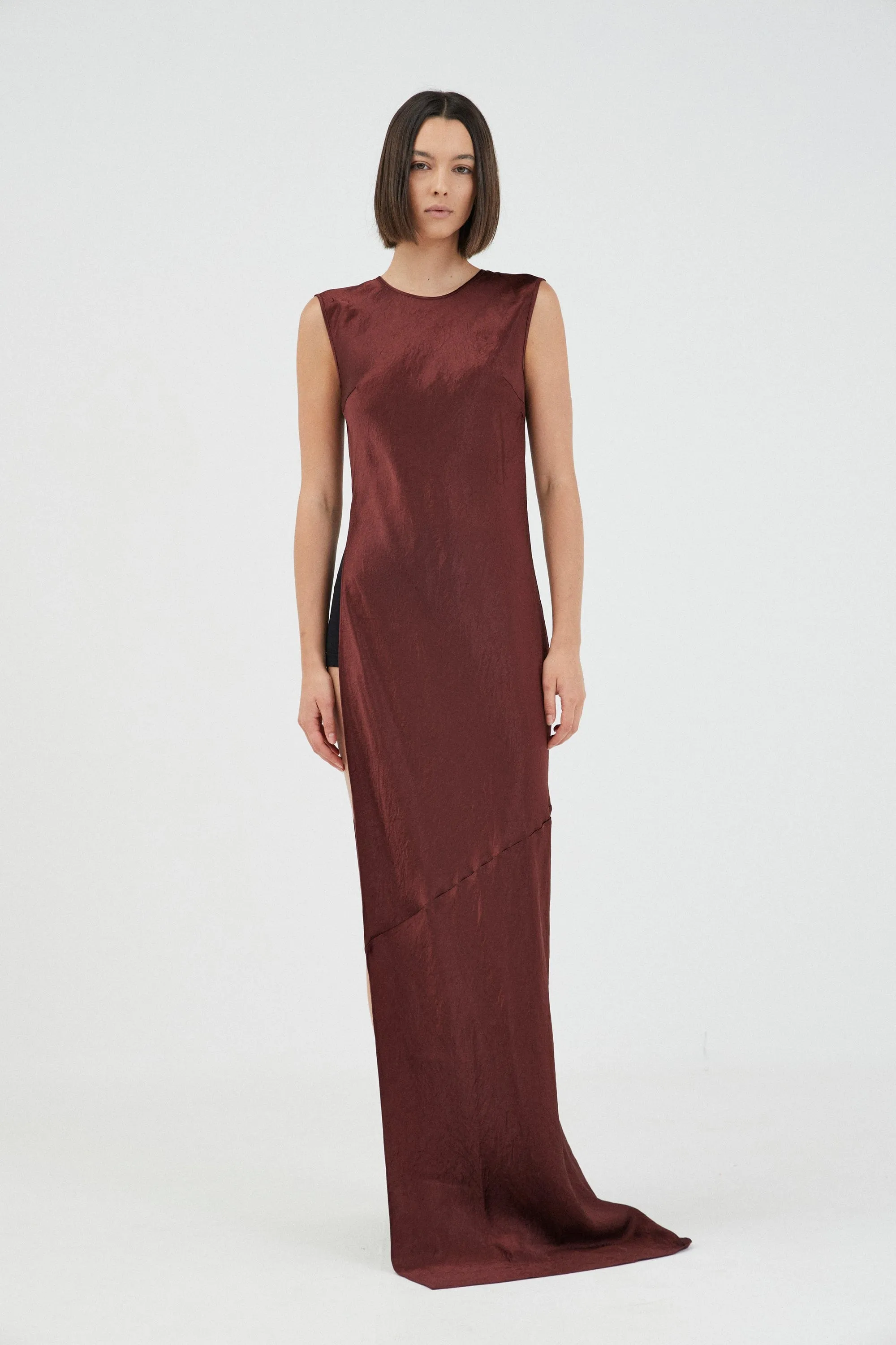REVERY HIGH SPLIT TANK DRESS | SHIRAZ sold by Third Form