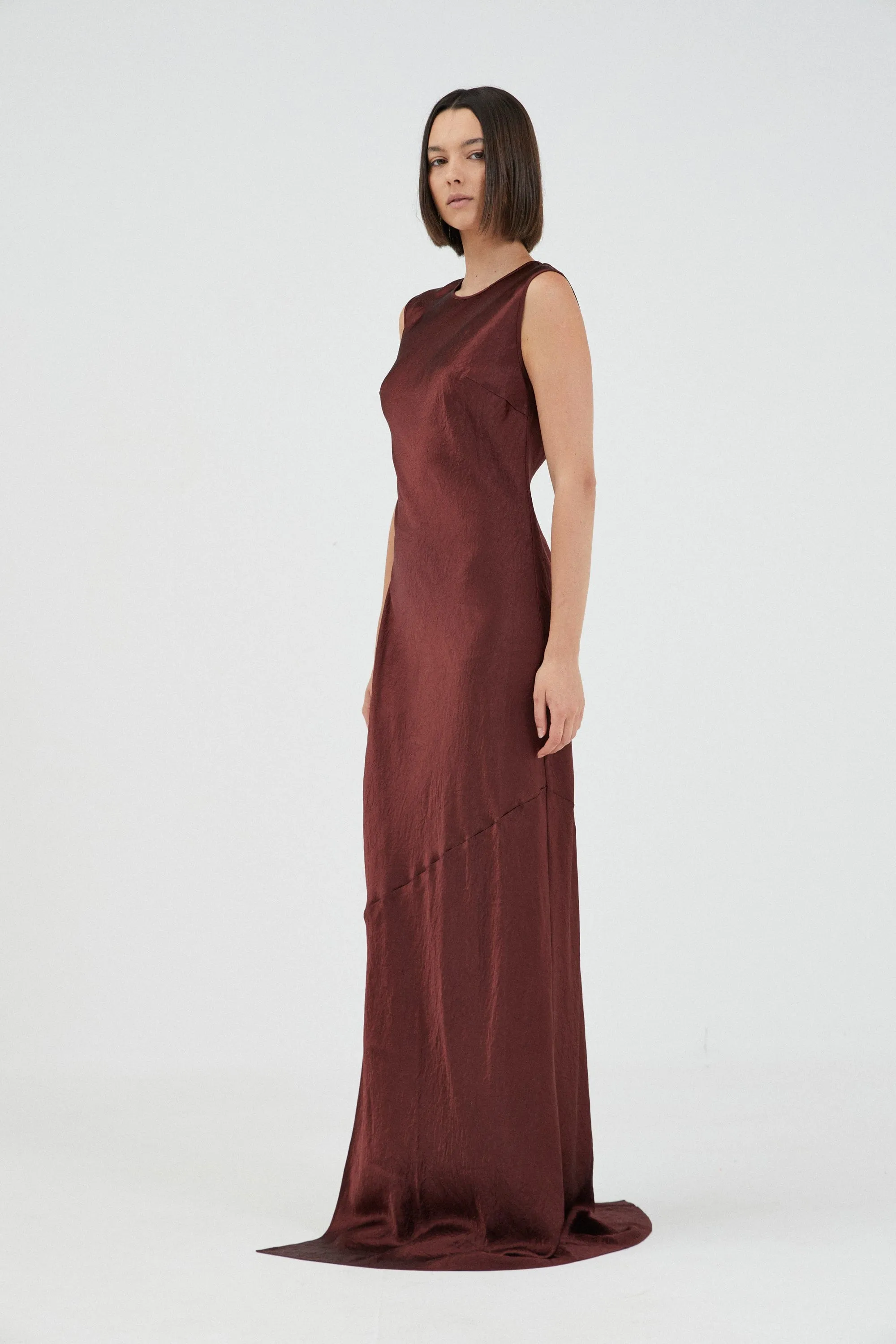 REVERY HIGH SPLIT TANK DRESS | SHIRAZ sold by Third Form product image thumbnail 4