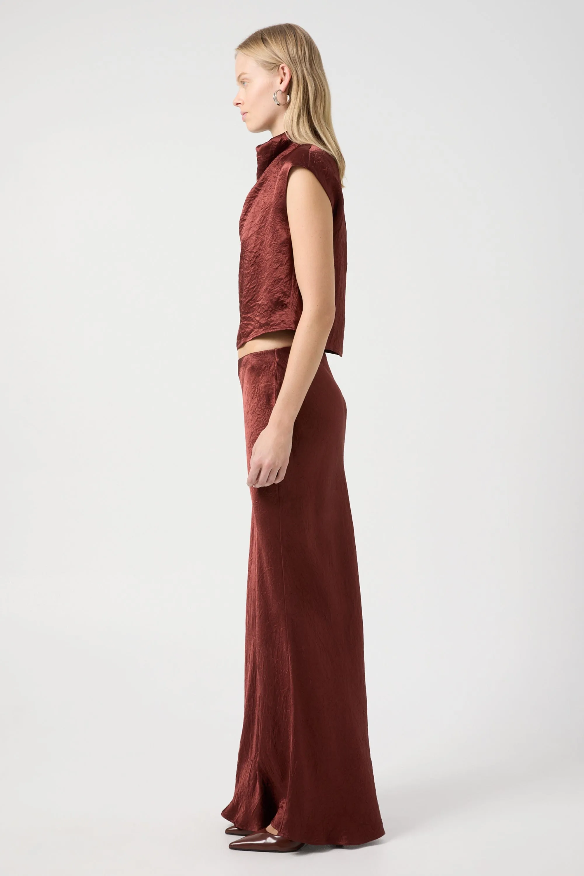 CRUSH DRAPE TANK | SHIRAZ sold by Third Form product image thumbnail 3