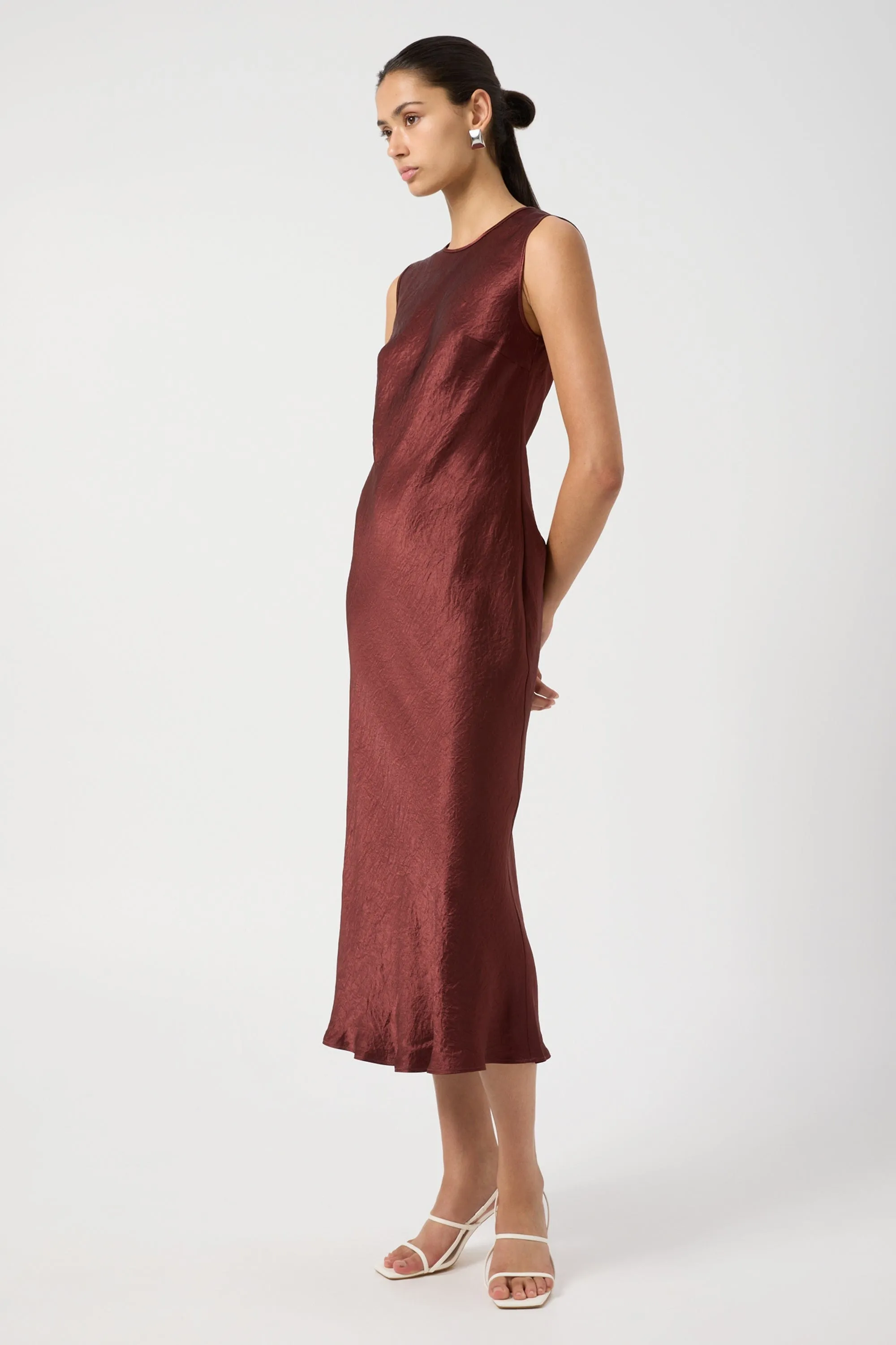 CRUSH BIAS MAXI TANK DRESS | SHIRAZ sold by Third Form product image thumbnail 3