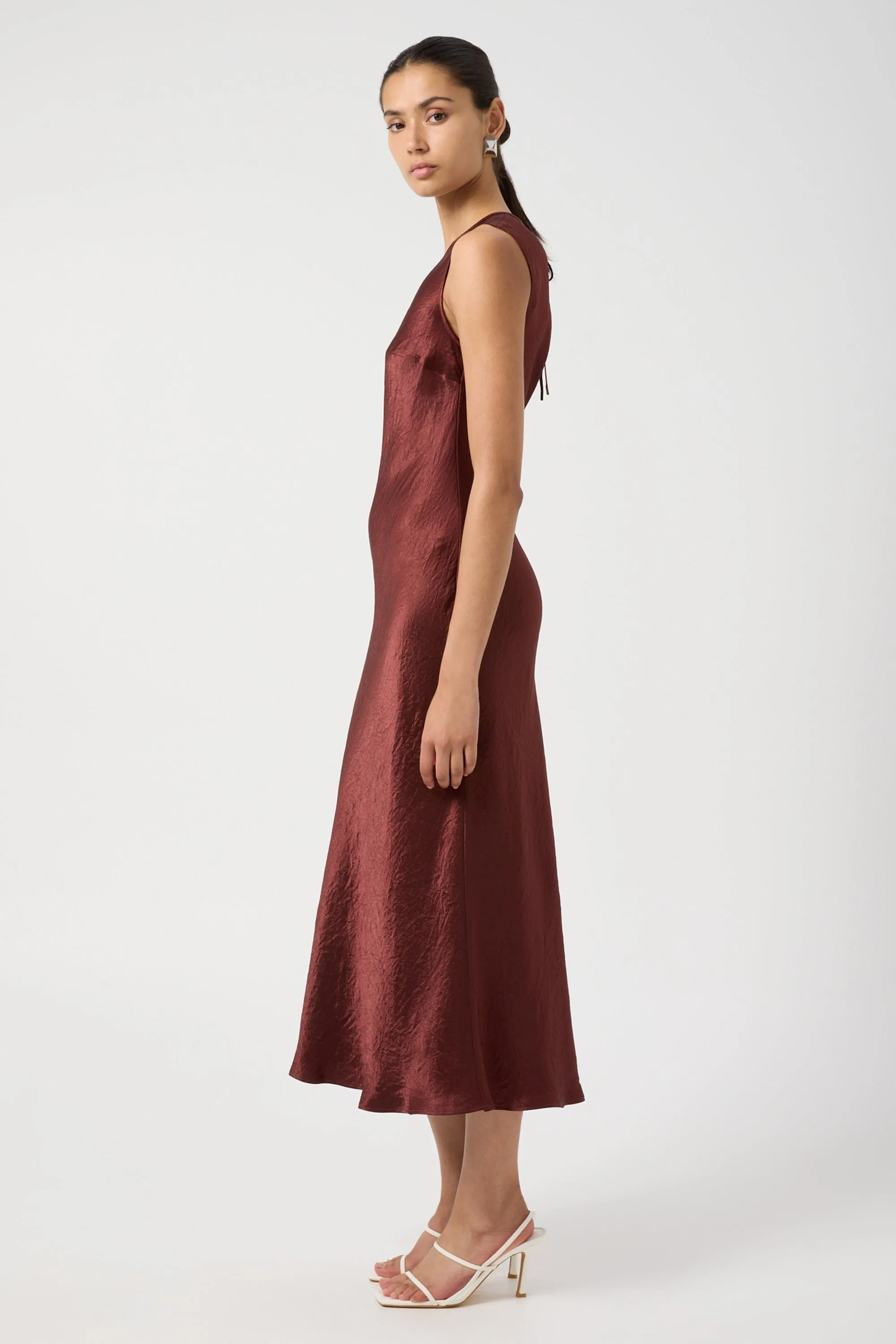 CRUSH BIAS MAXI TANK DRESS | SHIRAZ sold by Third Form product image thumbnail 5