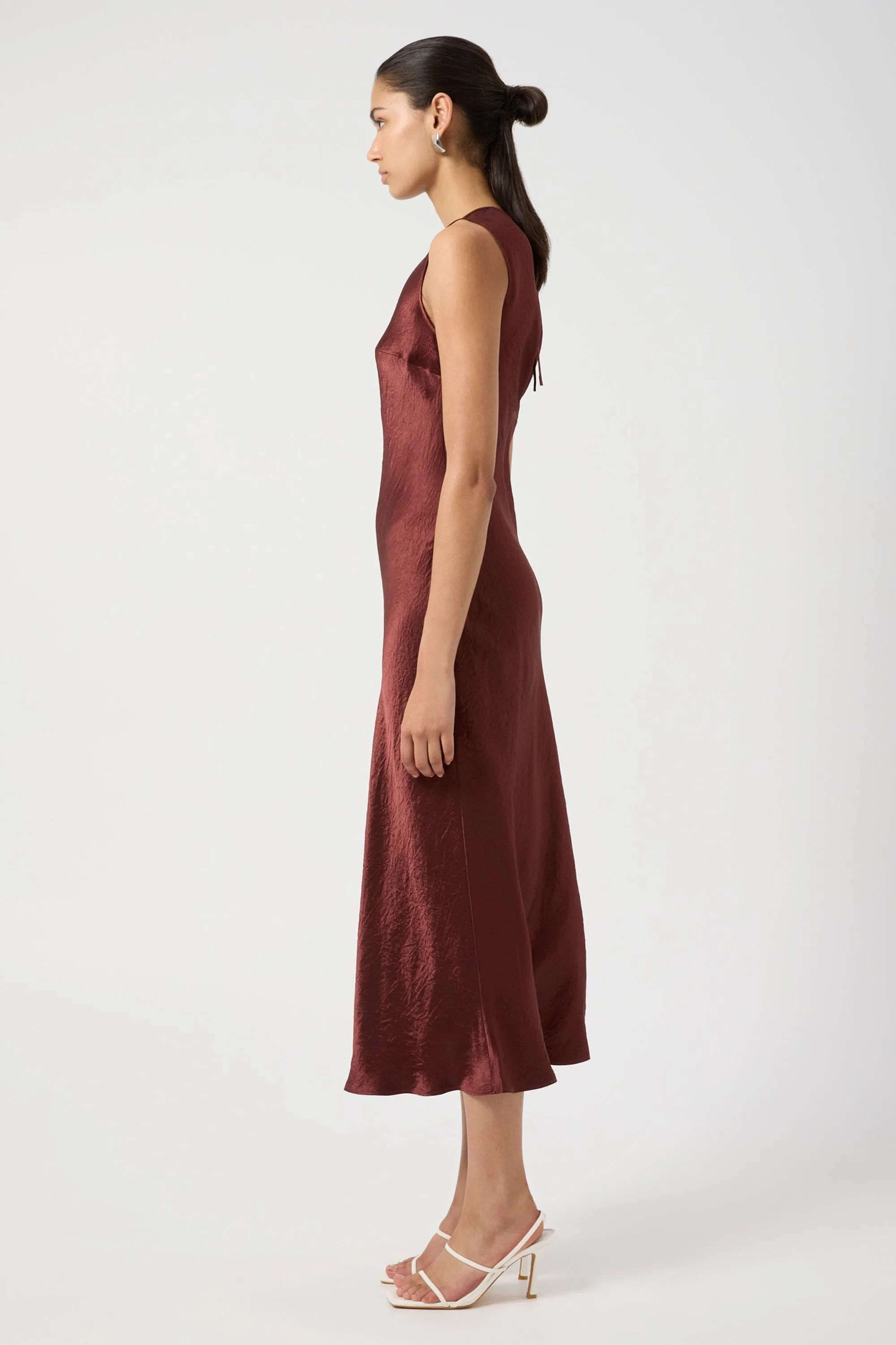 CRUSH BIAS MAXI TANK DRESS | SHIRAZ sold by Third Form product image thumbnail 4