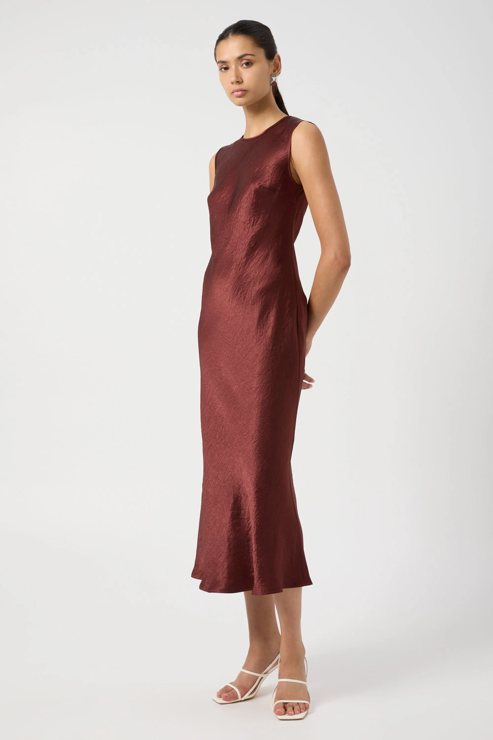 CRUSH BIAS MAXI TANK DRESS | SHIRAZ sold by Third Form product image thumbnail 2