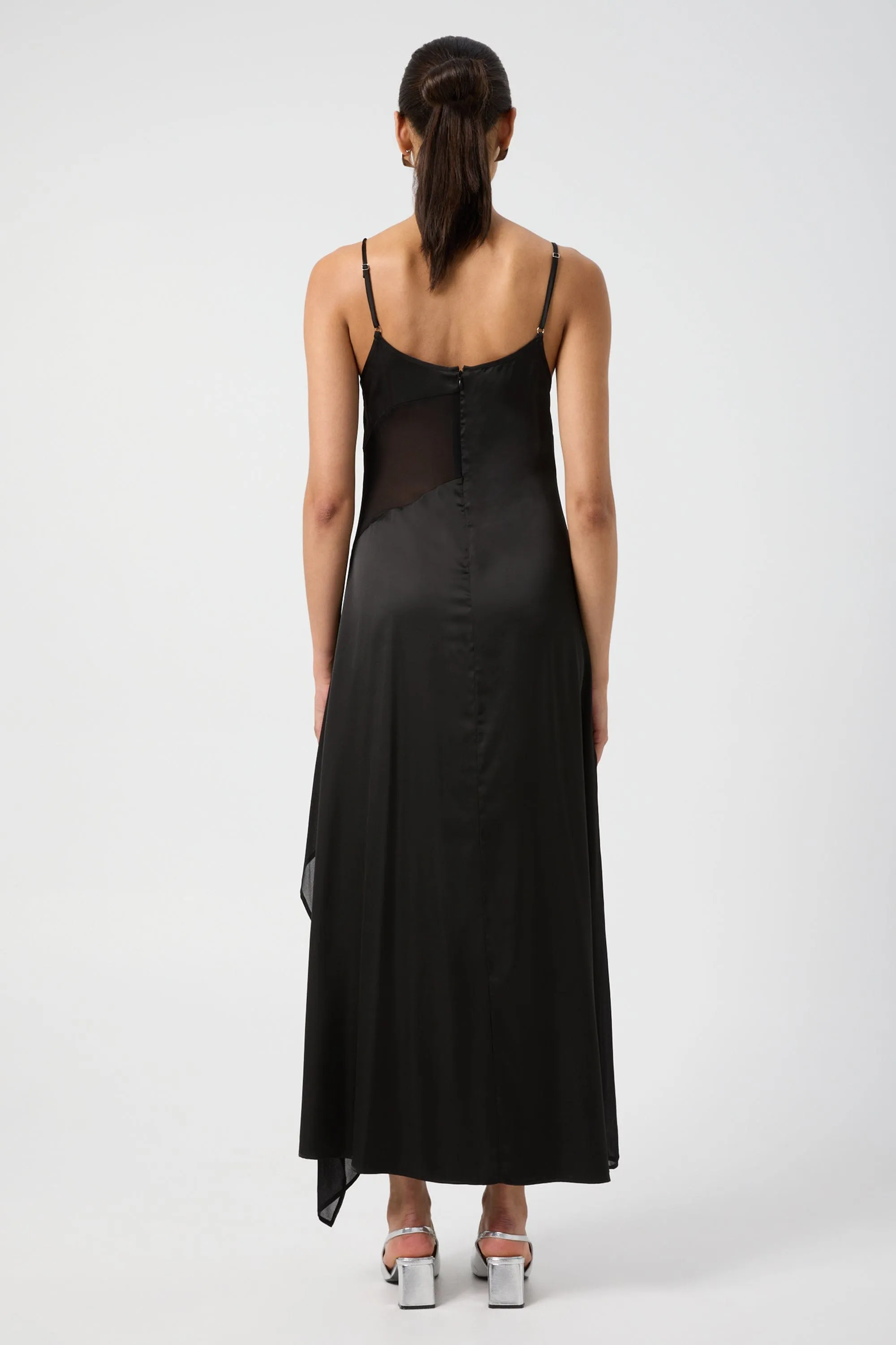 ESSENCE PANELLED MAXI DRESS | BLACK sold by Third Form product image thumbnail 2
