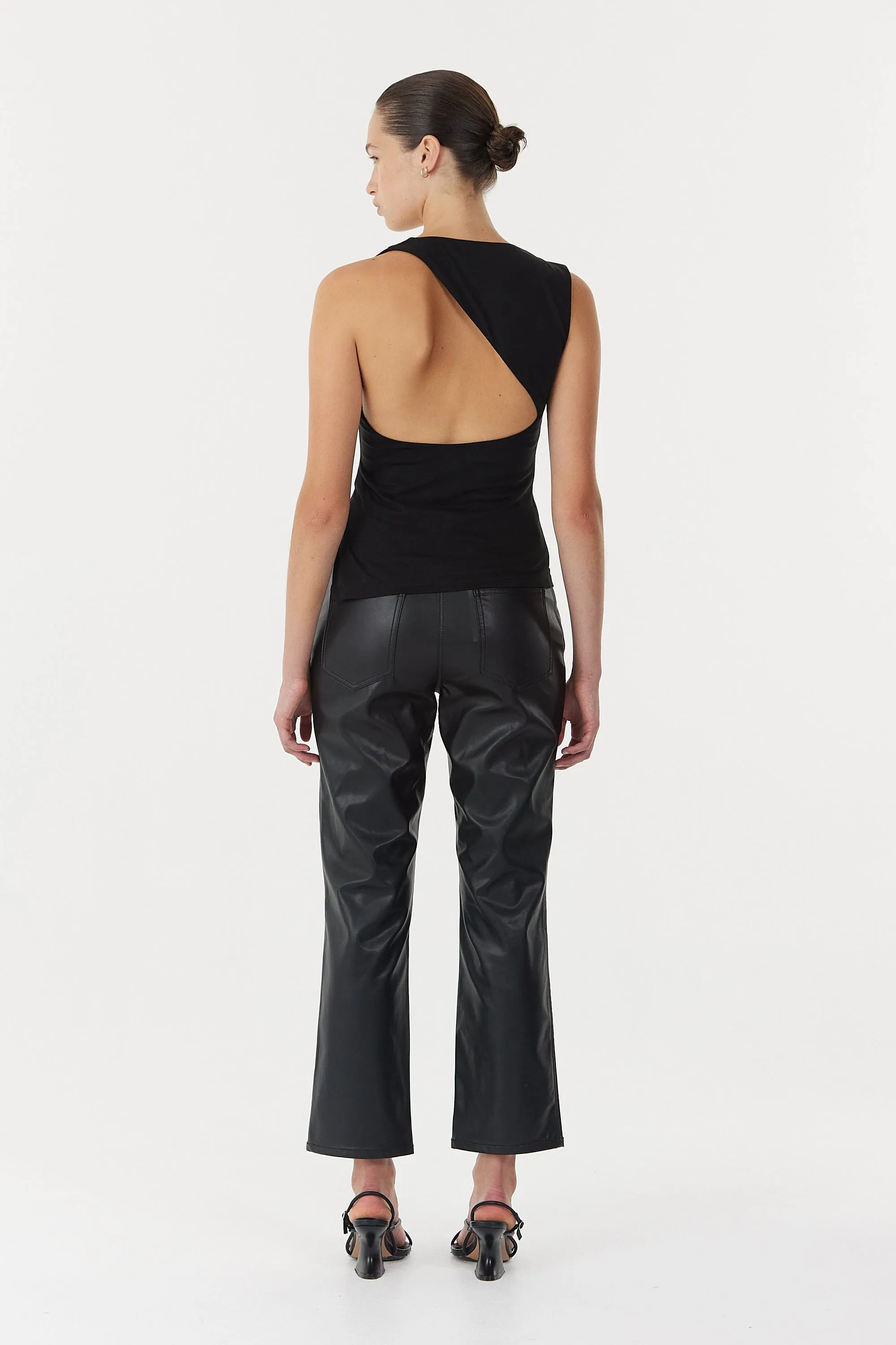 STIRLING TWIST ASYMMETRIC BODICE | BLACK sold by Third Form product image thumbnail 5