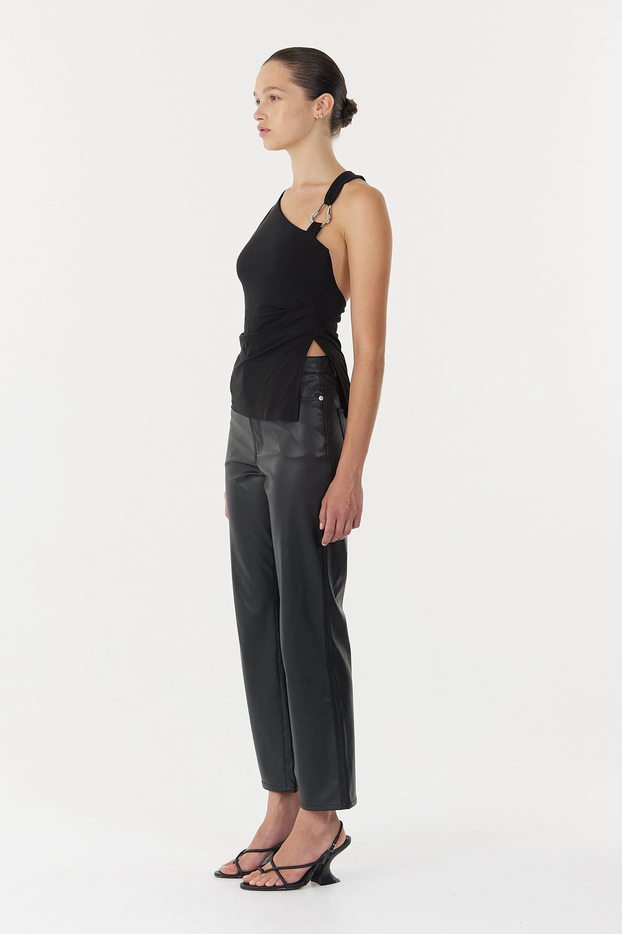 STIRLING TWIST ASYMMETRIC BODICE | BLACK sold by Third Form product image thumbnail 3